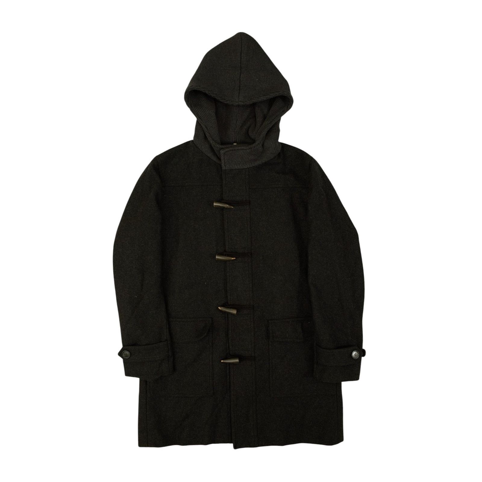 Dior F/W 2010 Wool Grey Duffle Coat Size XXL / US 16-18 / IT 52-54 - 1 Thumbnail