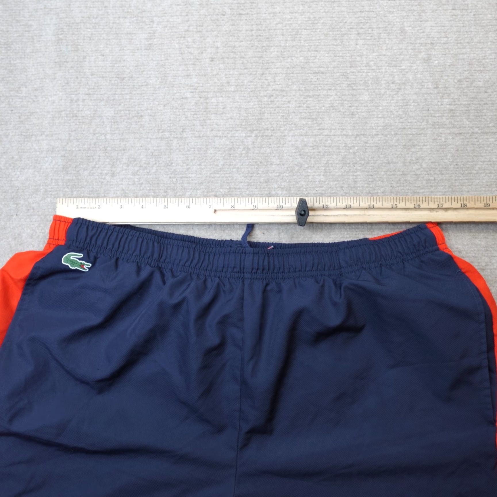 Lacoste Lacoste Pants 3XL Blue Drawstring Joggers Lined Warm Up Retro Shirt? Size US 39 - 7 Thumbnail