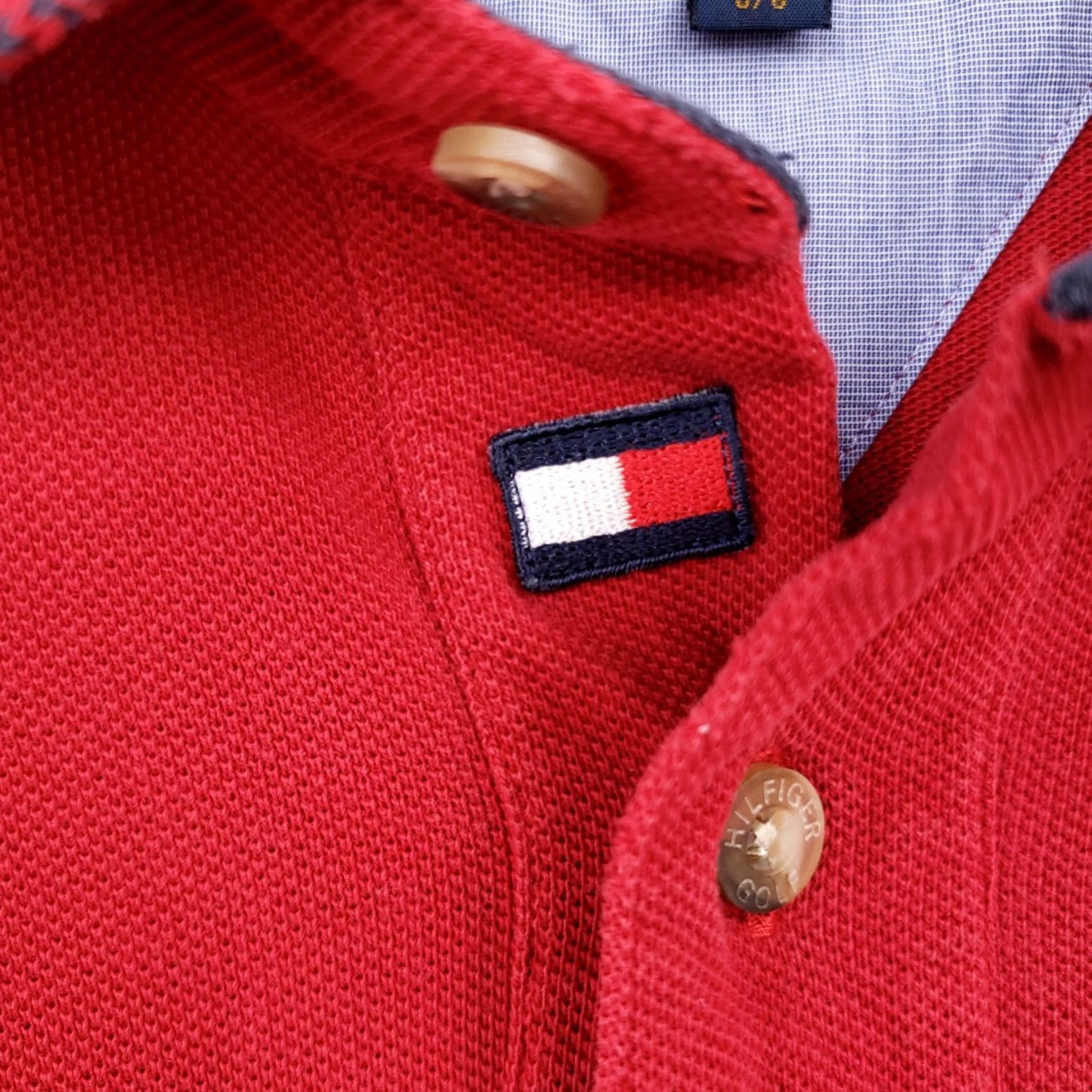 Tommy Hilfiger Tommy Hilfiger Golf Polo Shirt Mens L Red Logo Short Sleeves Performance Polo Shirt Size US L / EU 52-54 / 3 - 7 Thumbnail