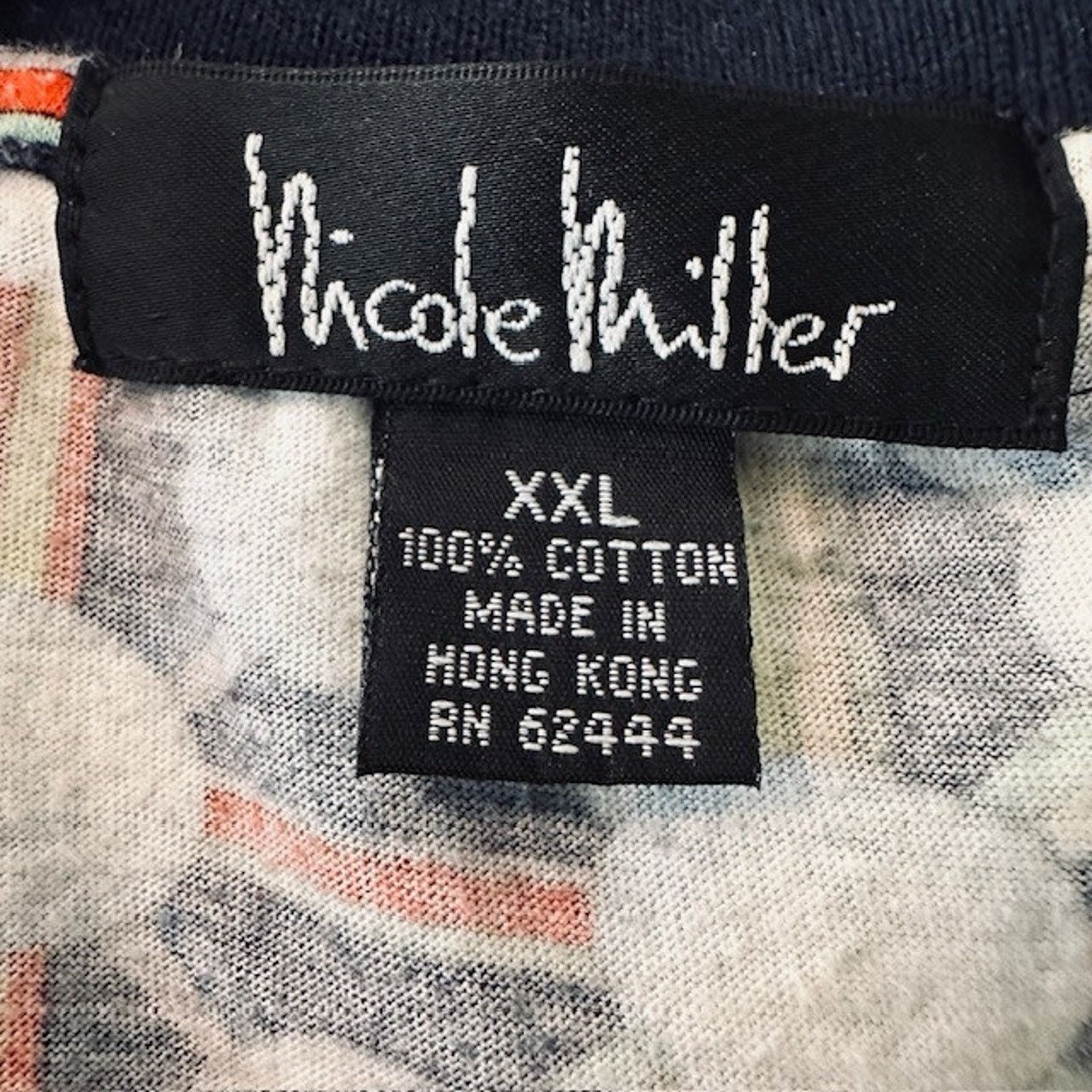 Nicole Miller Nicole Miller Golf Polo Shirt 2XL Navy Blue Golf Ball Design Size US XXL / EU 58 / 5 - 2 Thumbnail