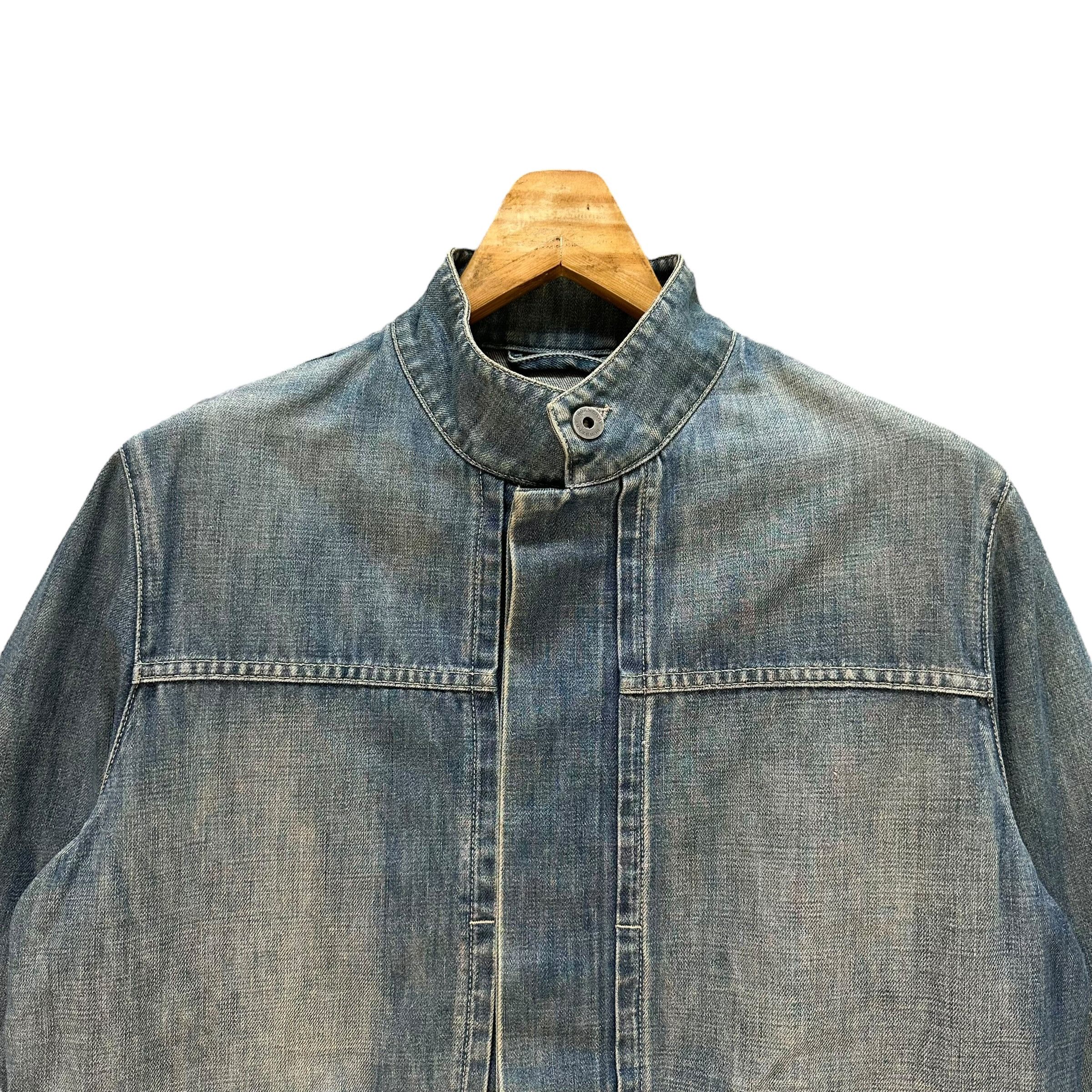 Burberry BURBERRY LONDON Washed Denim Jacket Made in Italy #A81-1952 Size US L / EU 52-54 / 3 - 2 Thumbnail