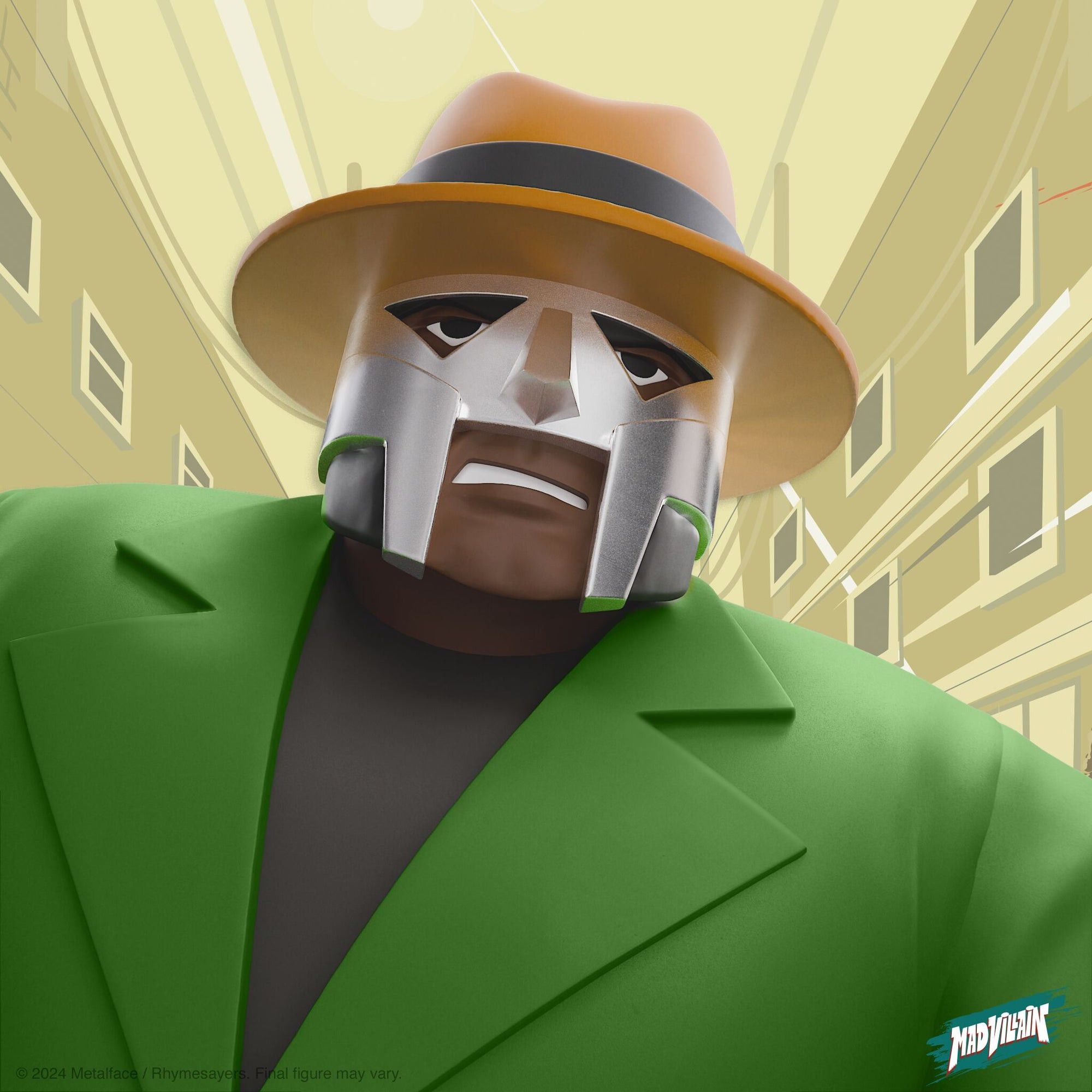 MF Doom MF DOOM SuperSize Vinyl Figure - Madvillain x Super7 Size ONE SIZE - 3 Thumbnail