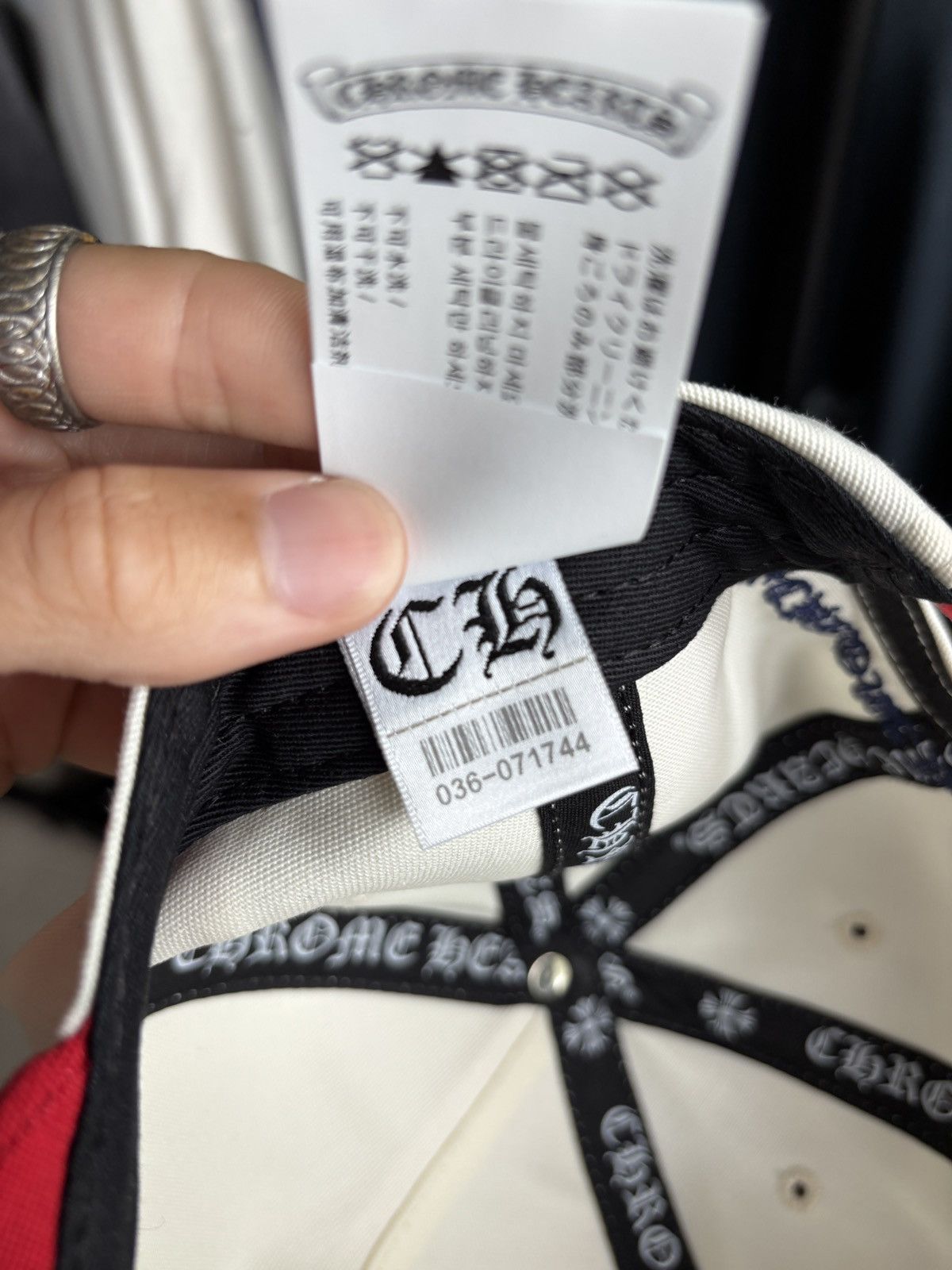 Chrome Hearts CHROME HEARTS | CH EMBROIDERED JULY 4 LOGO CAP HAT Size ONE SIZE - 12 Thumbnail