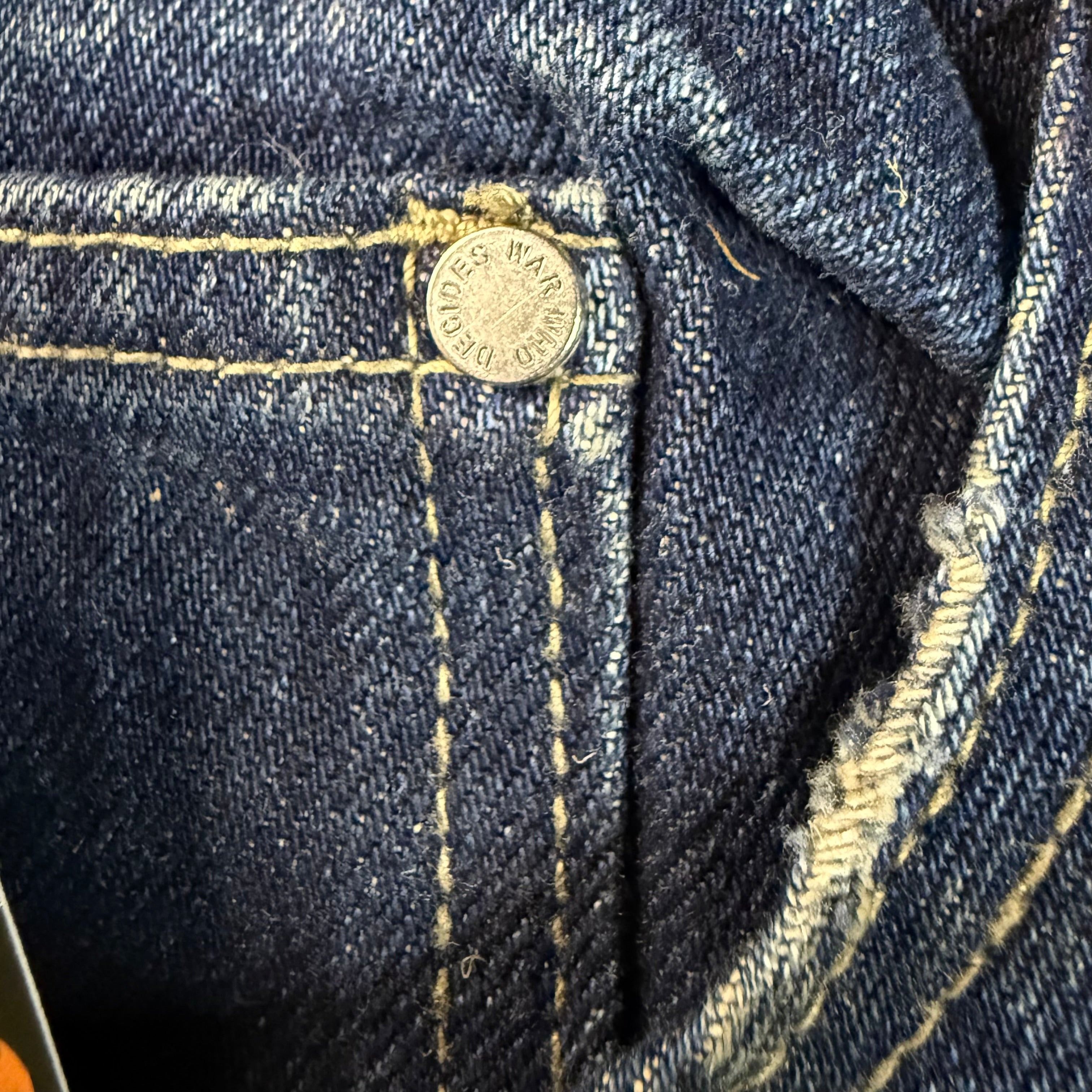 Who Decides War Who Decides War Scripture Denim Jeans Size 34 Size US 34 / EU 50 - 6 Thumbnail