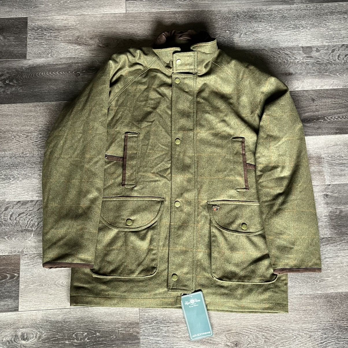 Alan Paine New Alan Paine Men’s Field Tweed Coat Jacket Combrook Teak Size US XL / EU 56 / 4 - 1 Thumbnail