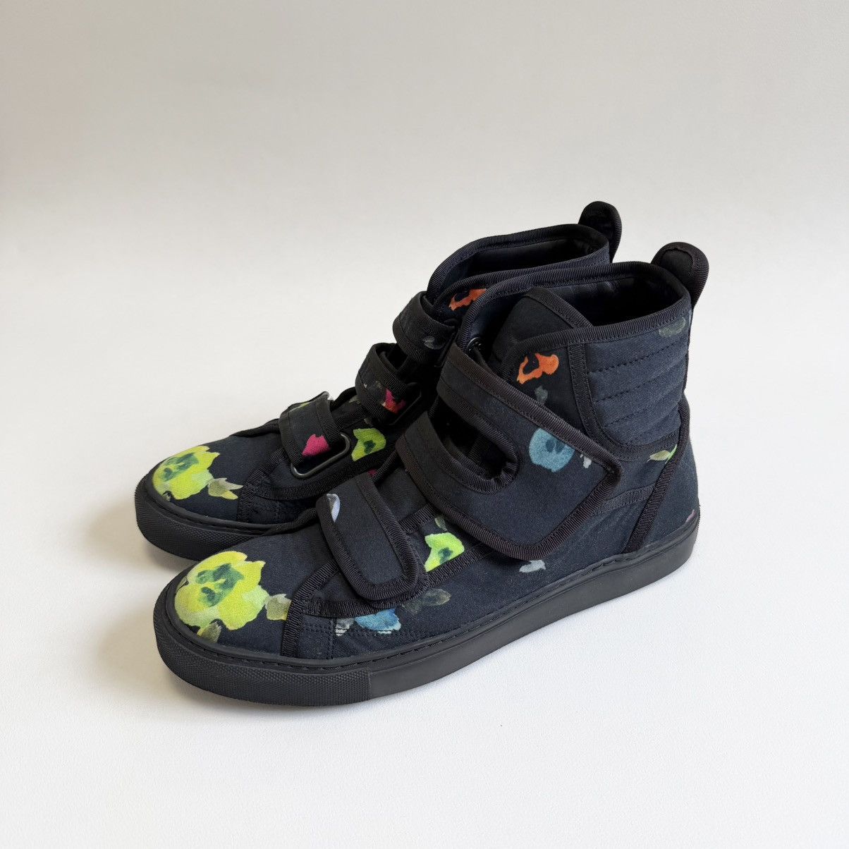 Raf Simons S/S 13 Floral Print Canvas Velcro Sneakers Size US 9 / EU 42 - 1 Thumbnail