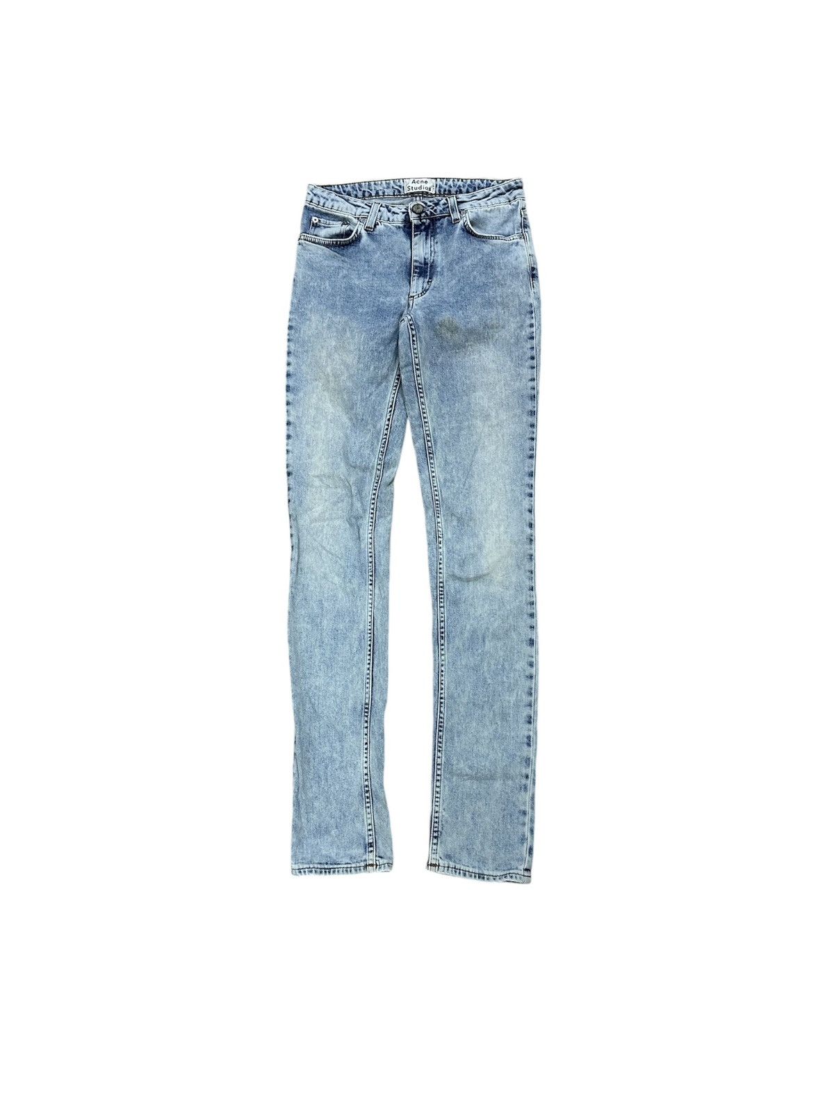 Acne Studios × Designer Beautiful Acne Studios Flex Silver Vint Skinny Jeans Size 26" / US 2 / IT 38 - 1 Thumbnail