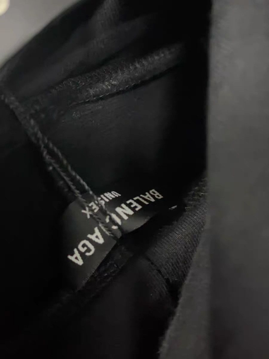 Balenciaga Balenciaga Black Logo Panel Hoodie M Size US M / EU 48-50 / 2 - 9 Thumbnail