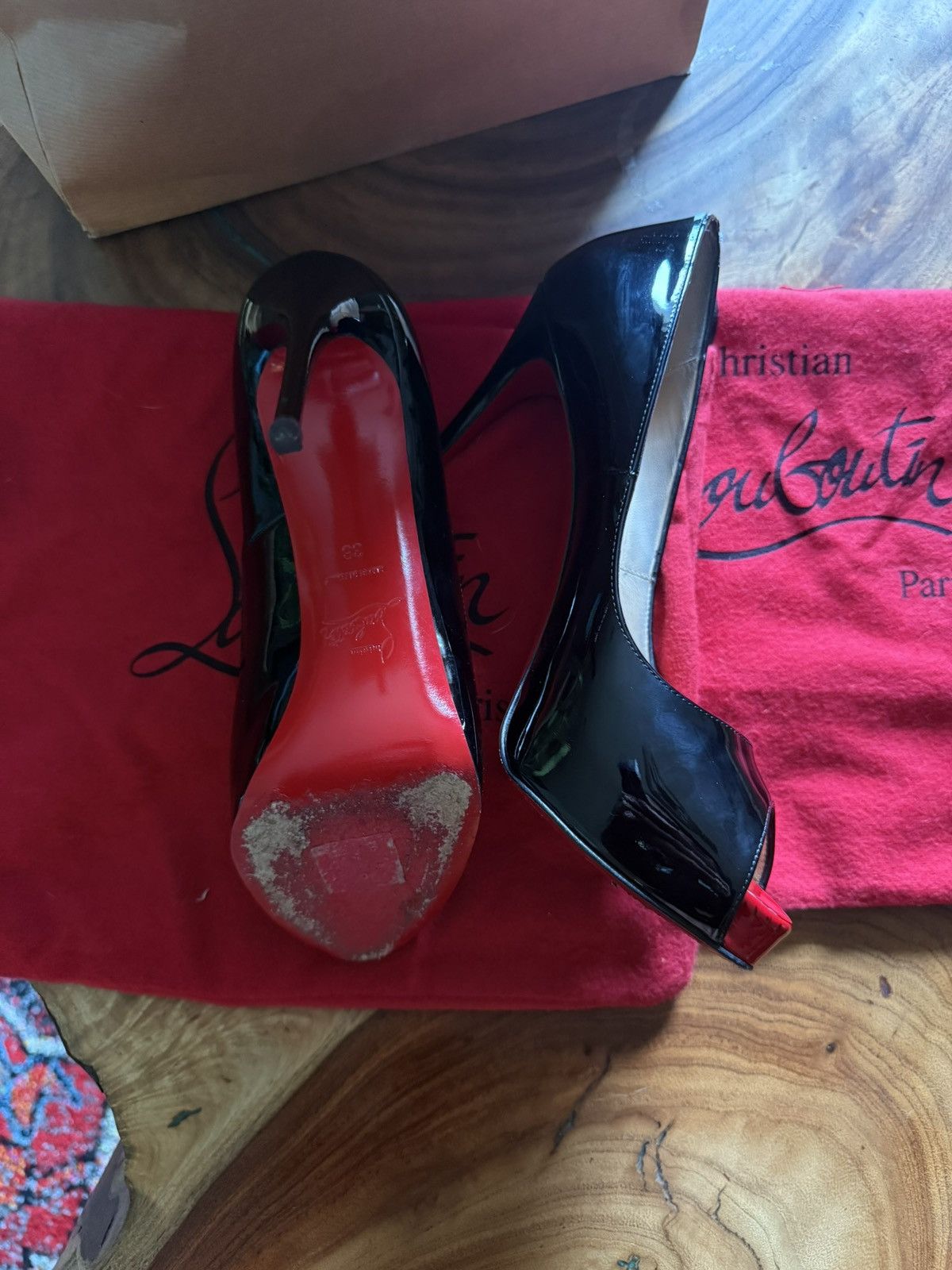 Christian Louboutin Christian louboutin privé heals Size US 7 / IT 37 - 3 Thumbnail