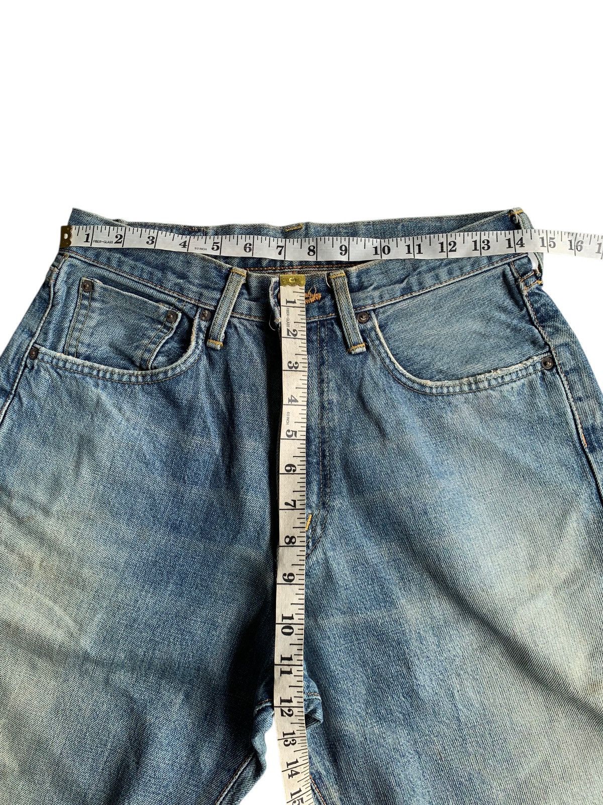 Edwin × If Six Was Nine × Kapital VINTAGE EDWIN 505 SELVEDGE BAGGY JAPANESE DISTRESSED DENIM🎌 Size US 28 / EU 44 - 16 Thumbnail