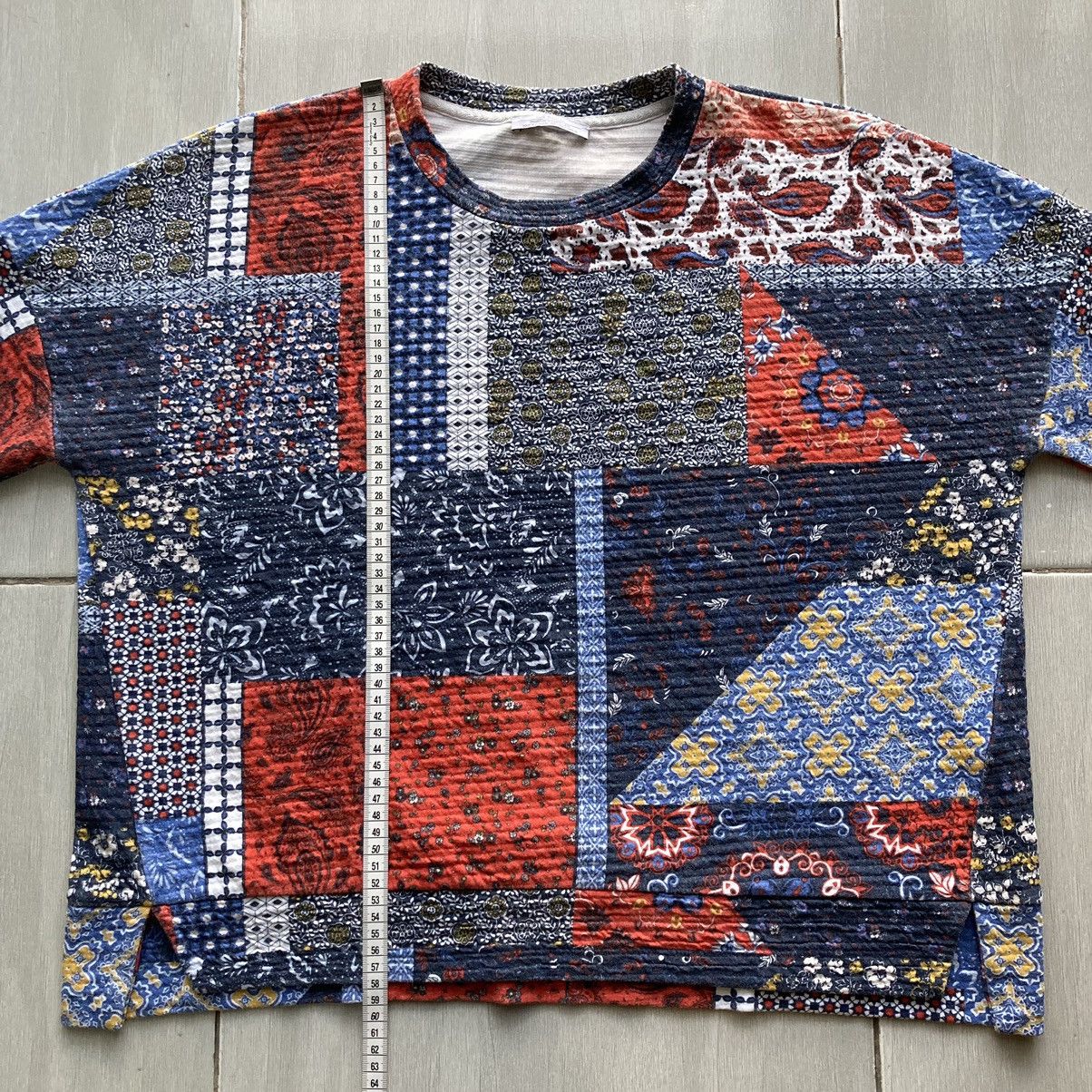 Zara Zara Patchwork Style Details Batik Style Kapital Boro Style Size M / US 6-8 / IT 42-44 - 24 Thumbnail