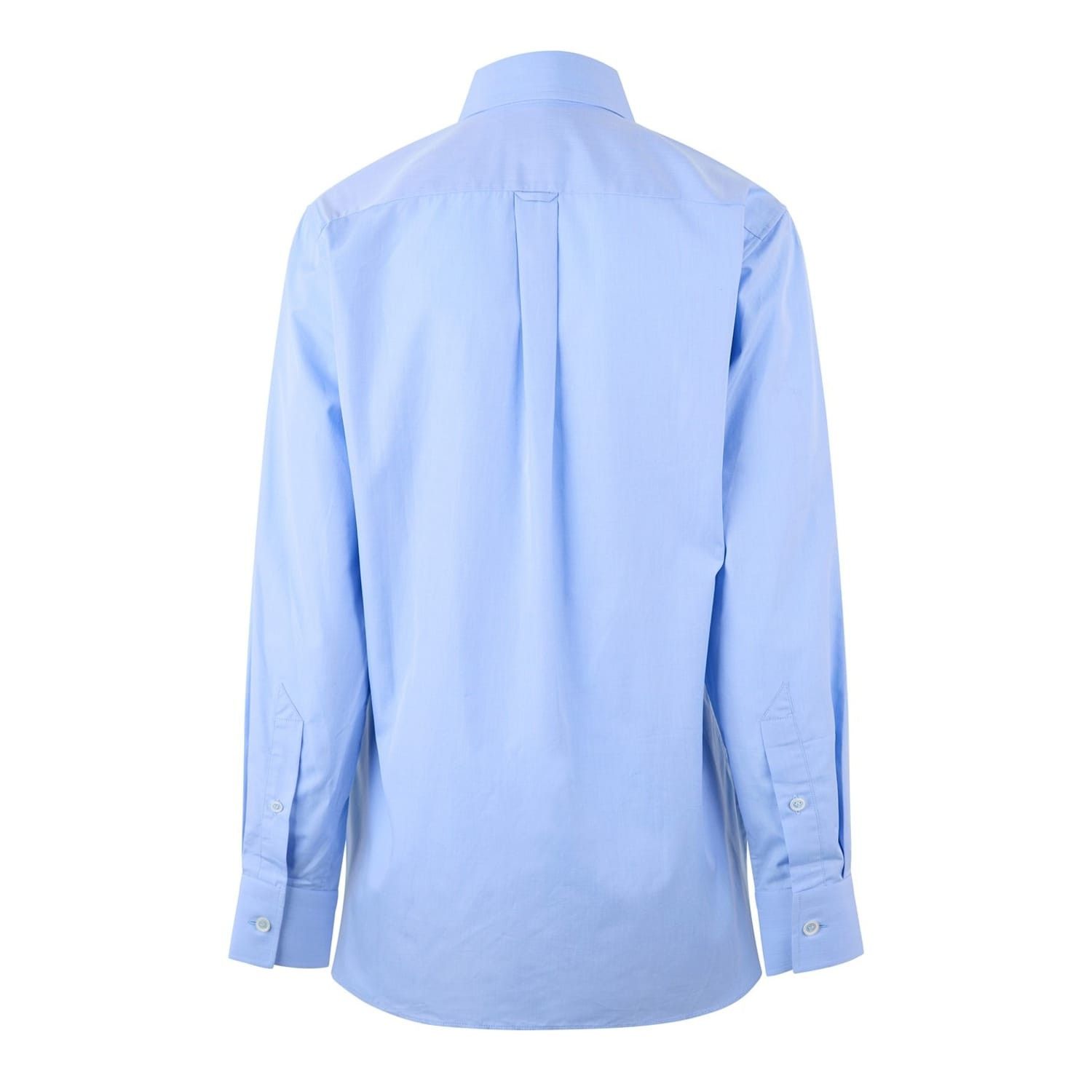 Bottega Veneta Bottega Veneta Regular Fit Long Sleeve Shirt in Blue Size XXS / US 00 / IT 34 - 2 Thumbnail