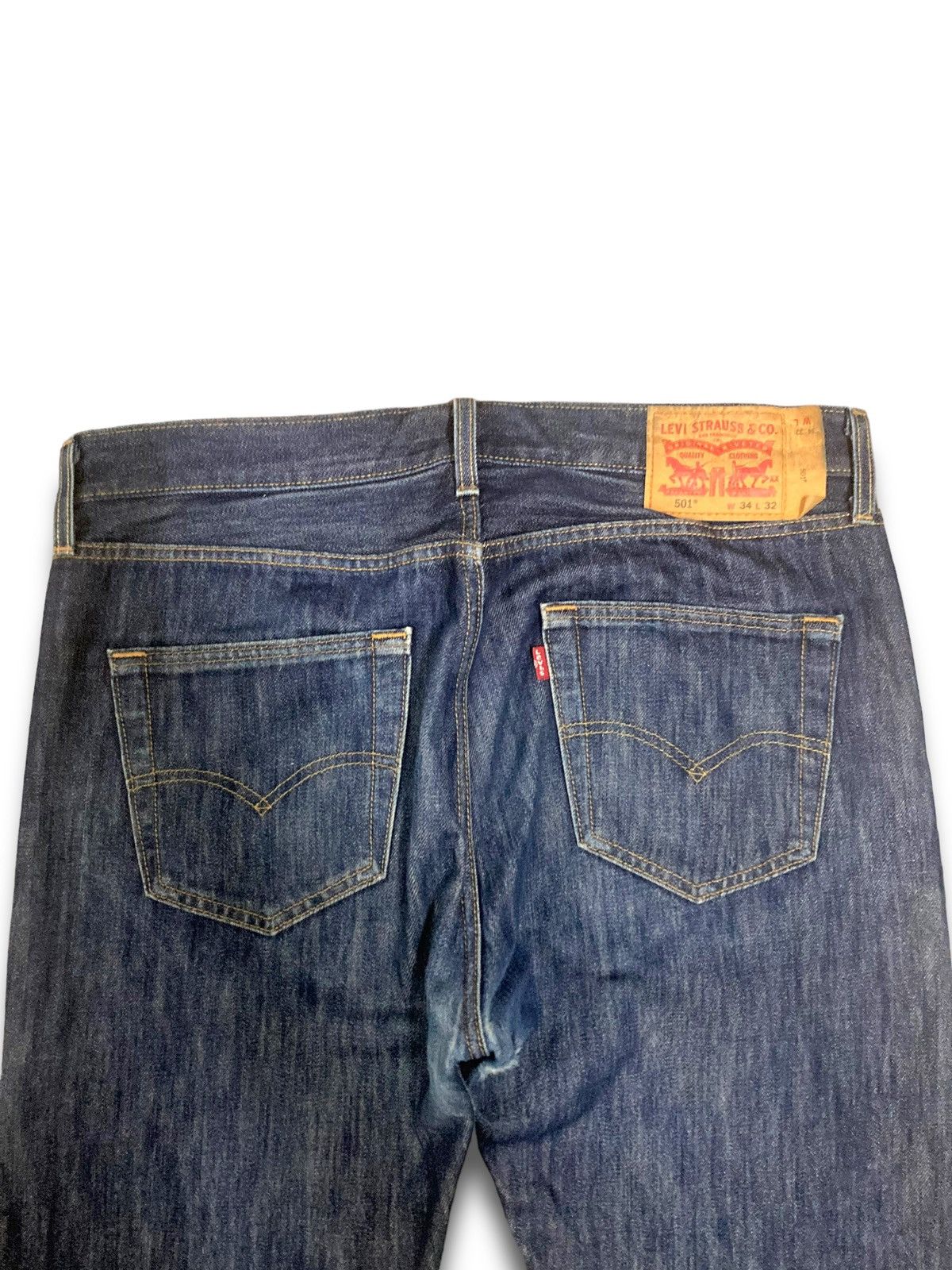 Levi's × Levi's Vintage Clothing Vintage Y2K 501 Levis Distressed Denims Size US 34 / EU 50 - 4 Thumbnail