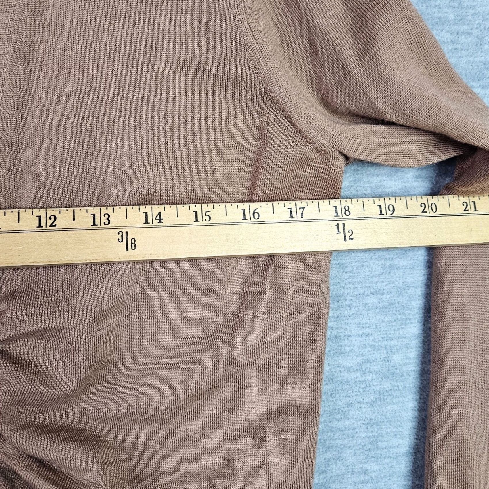 J.Crew J.CREW Cardigan Women's Brown Button Up Knit Merino Wool Size M V-Neck Long Sleeve Size M / US 6-8 / IT 42-44 - 3 Thumbnail
