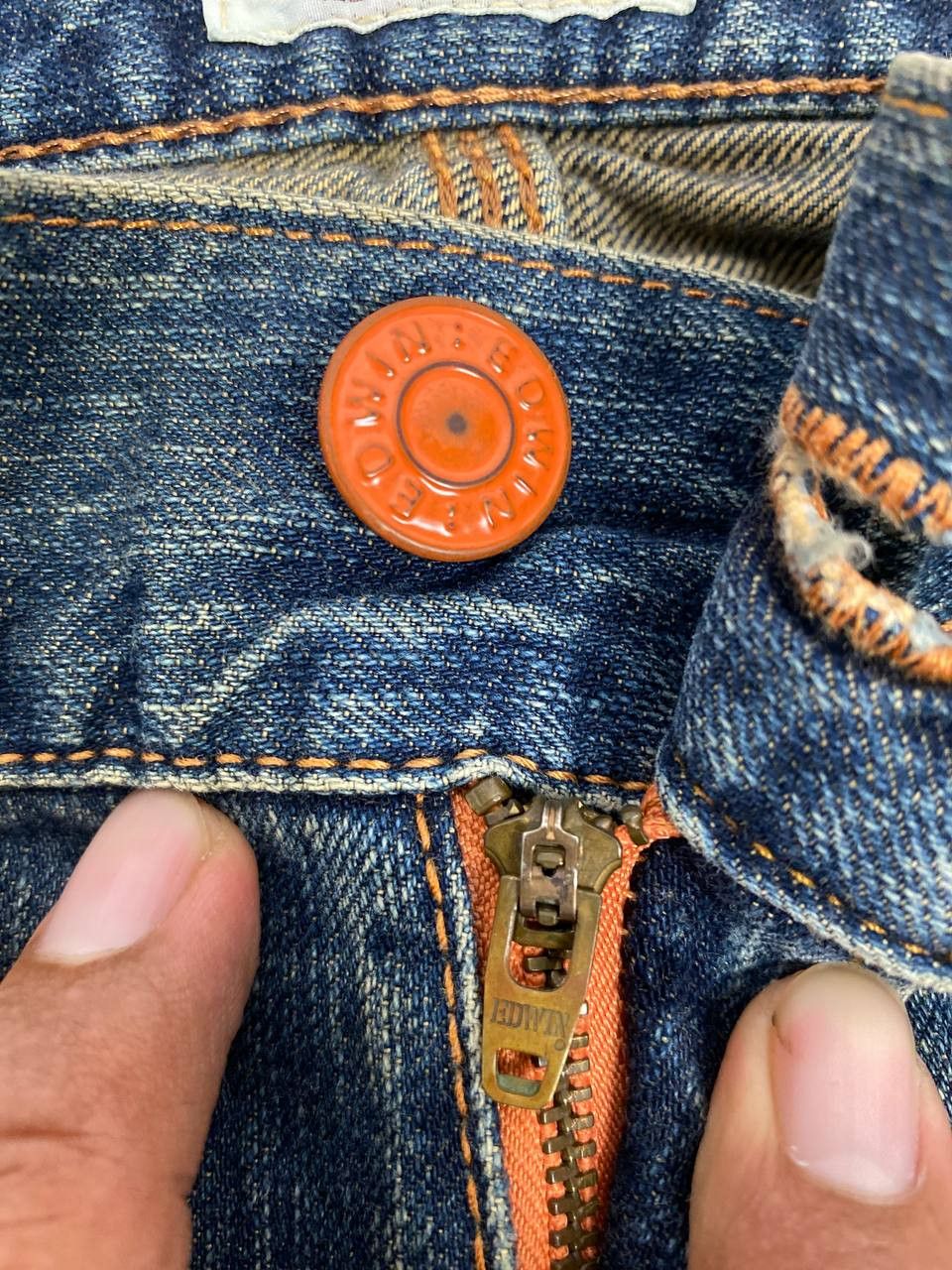 Edwin vintage edwin distressed denim nice design Size US 38 / EU 54 - 12 Thumbnail