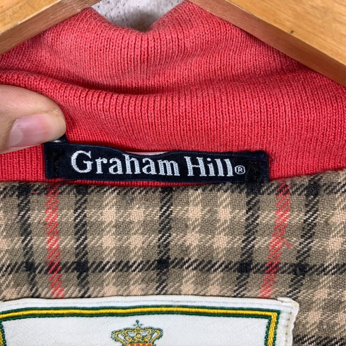 Vintage Vintage GRAHAM HILL Moco Chip Classic Cut Jacket Tartan Size US L / EU 52-54 / 3 - 11 Thumbnail
