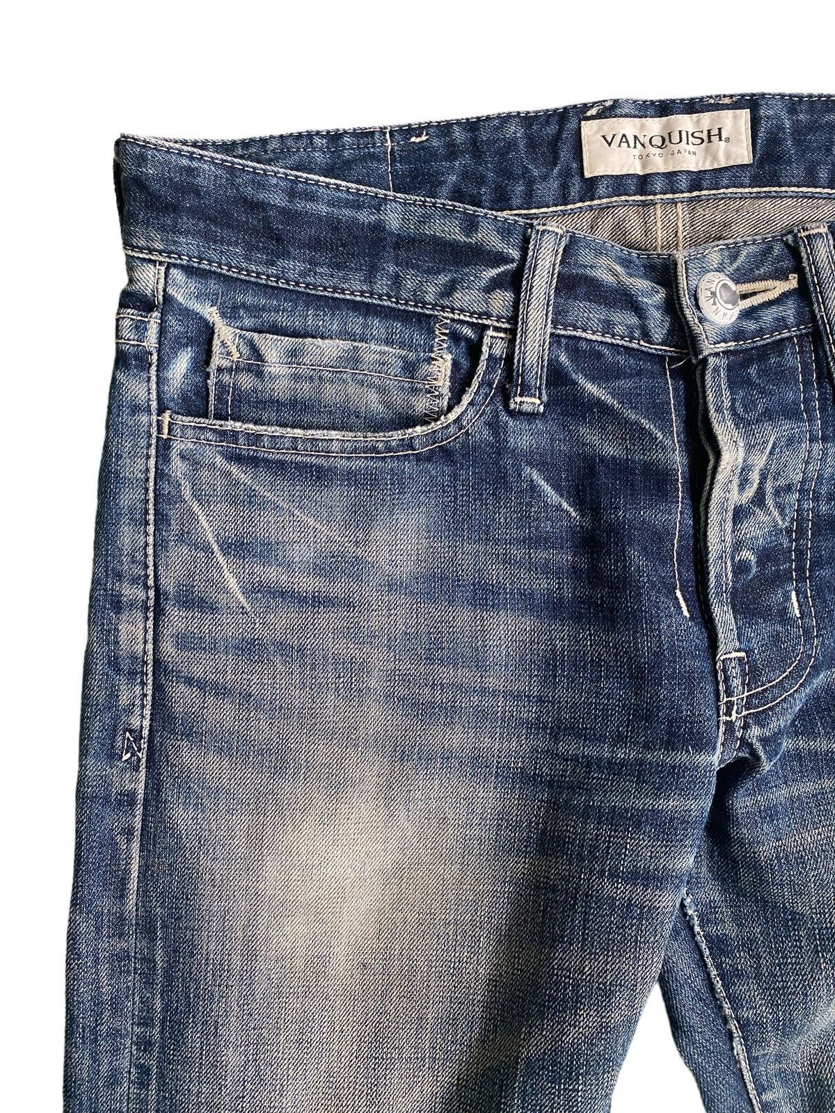 Vanquish Vanquish Distressed Jeans Size 31" - 7 Thumbnail