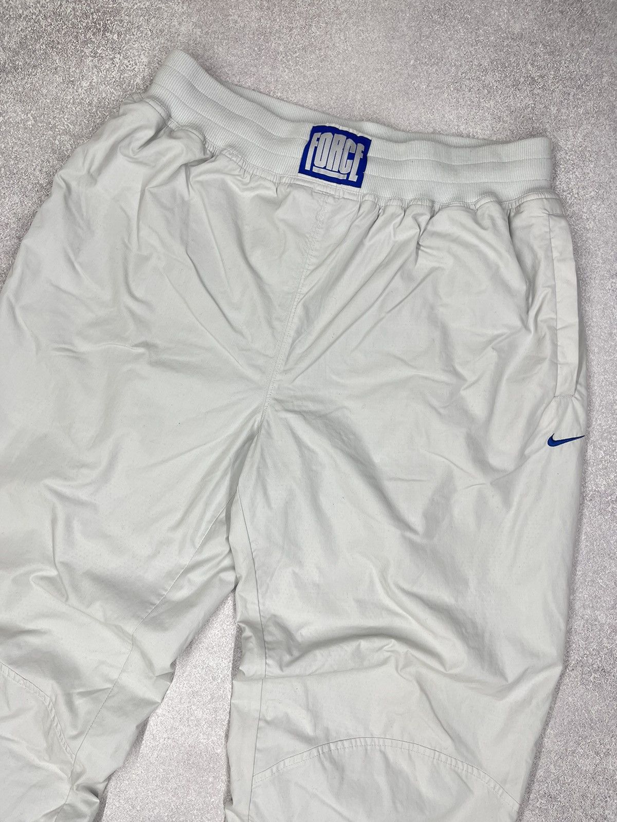 Vintage Vintage Nike Air Force Sweatpants Grey Swoosh Y2K Drill ACG Size US 36 / EU 52 - 3 Thumbnail
