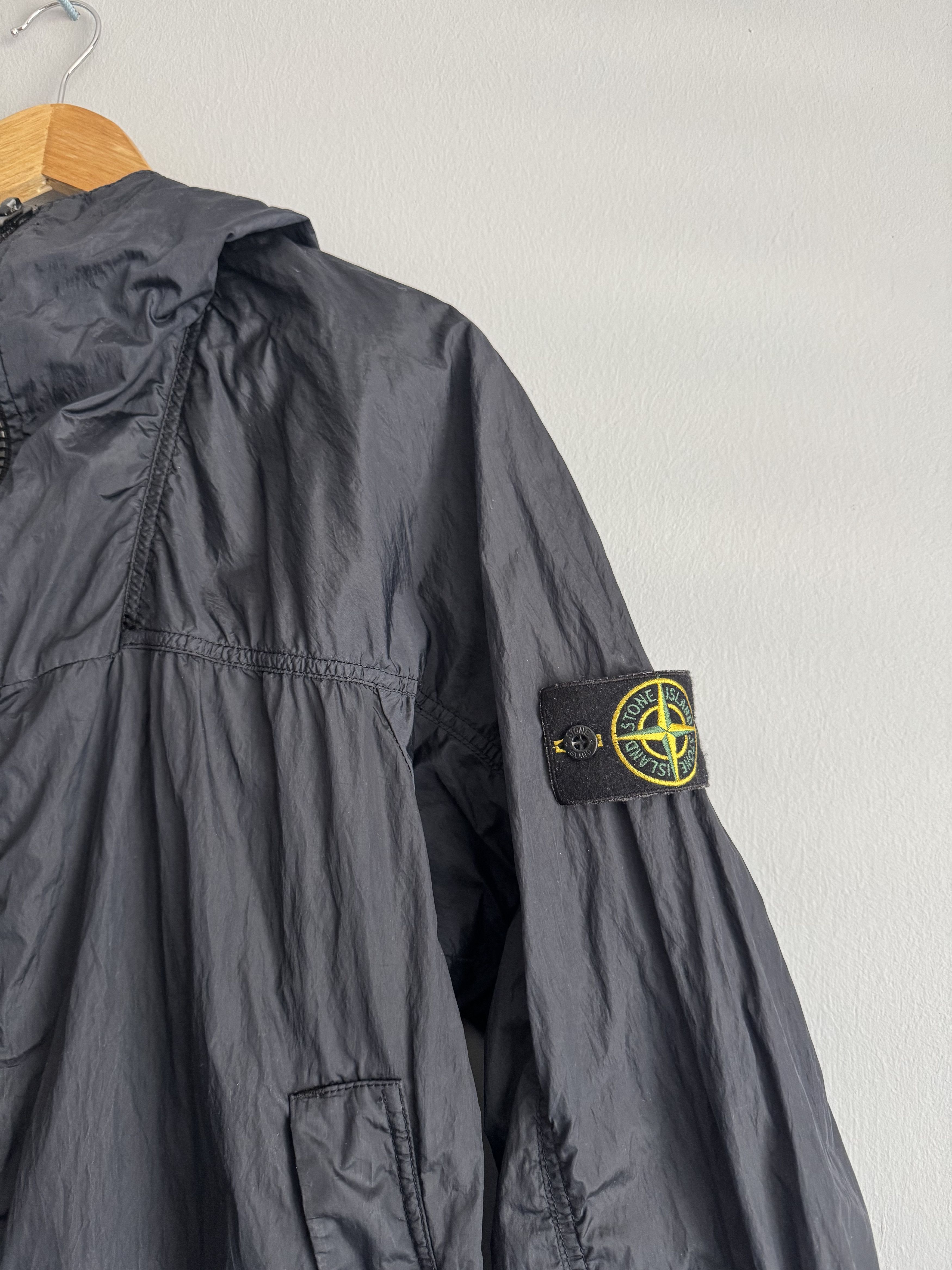 Stone Island Stone Island Black Navy Nylon Metal Watro Shimmer Jacket Size US XL / EU 56 / 4 - 5 Thumbnail