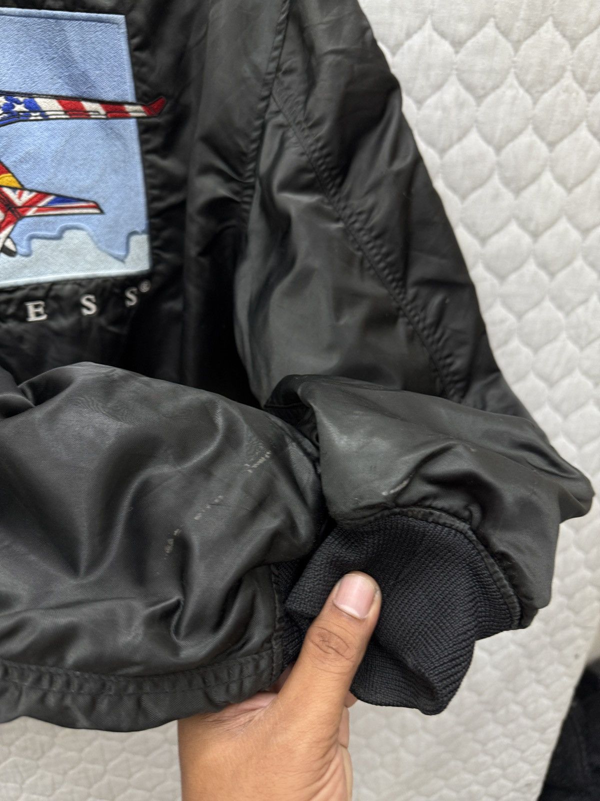 Vintage 🔥🔥🔥STEALS VINTAGE ADD IMPACT GLOBAL EXPRESS BOMBER JACKET Size US M / EU 48-50 / 2 - 12 Thumbnail