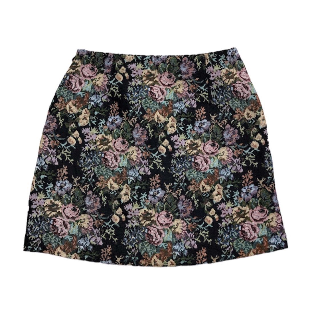 GU GU Flower Design Mini Skirt #2647-95 Size 26" / US 2 / IT 38 - 1 Thumbnail