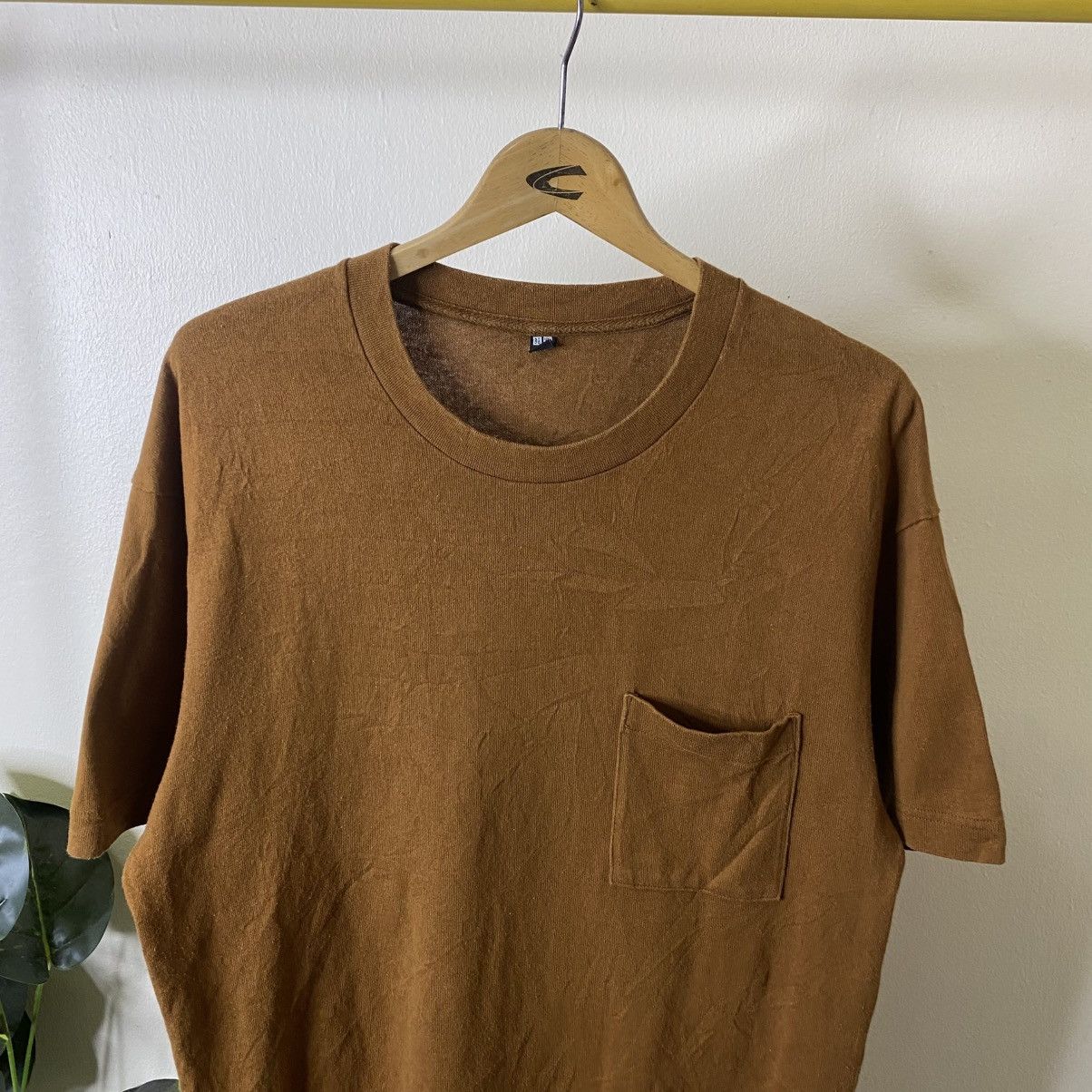 Uniqlo Uniqlo Single Pocket Blank Oversized T Shirt Size US XL / EU 56 / 4 - 2 Thumbnail