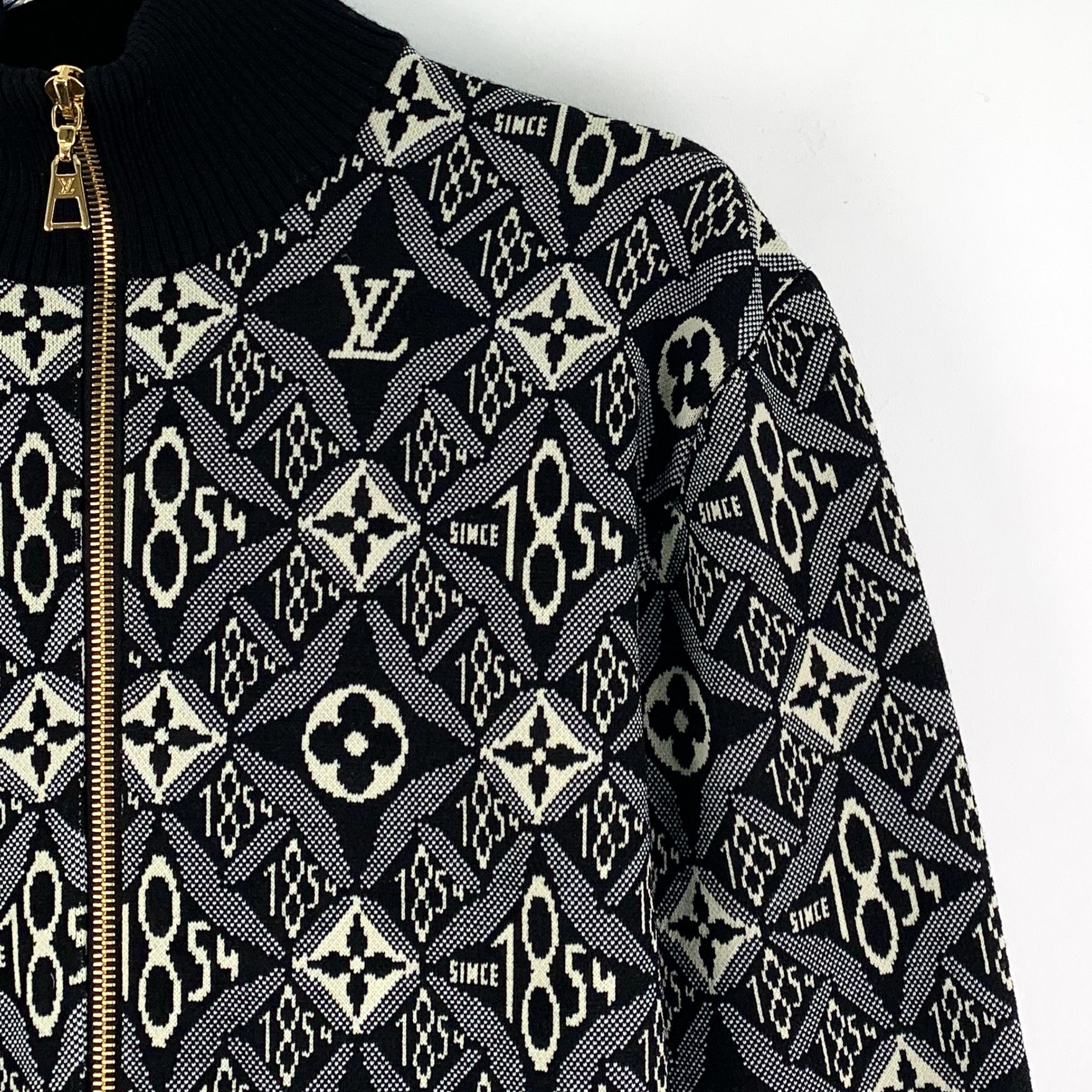 Louis Vuitton LV Monogram Wool Jacket Black (S) Size US S / EU 44-46 / 1 - 3 Thumbnail