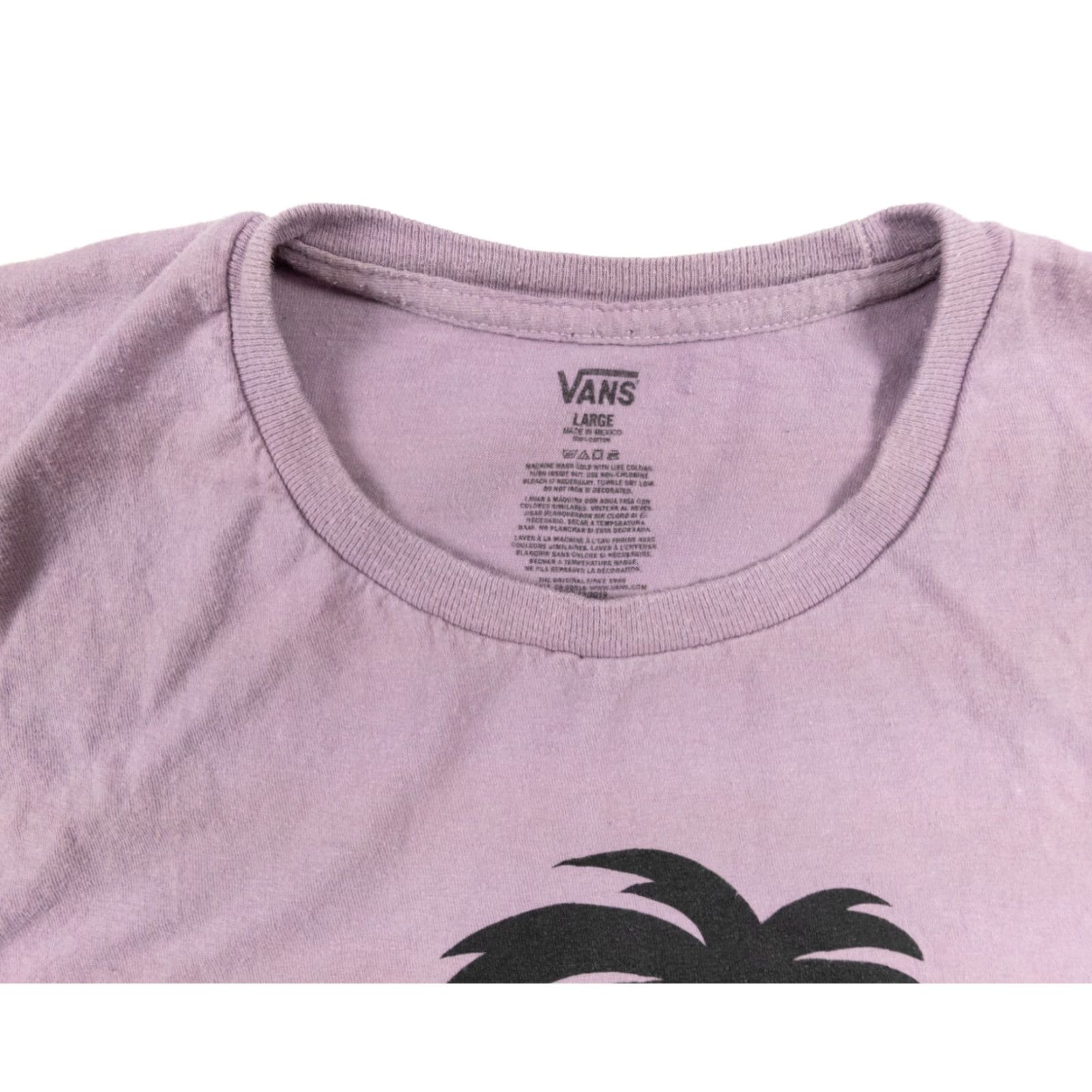 Vans VANS Short Sleeve T-Shirt Adult Large Purple Crewneck Skateboarding Graphic Mens Size US L / EU 52-54 / 3 - 3 Thumbnail