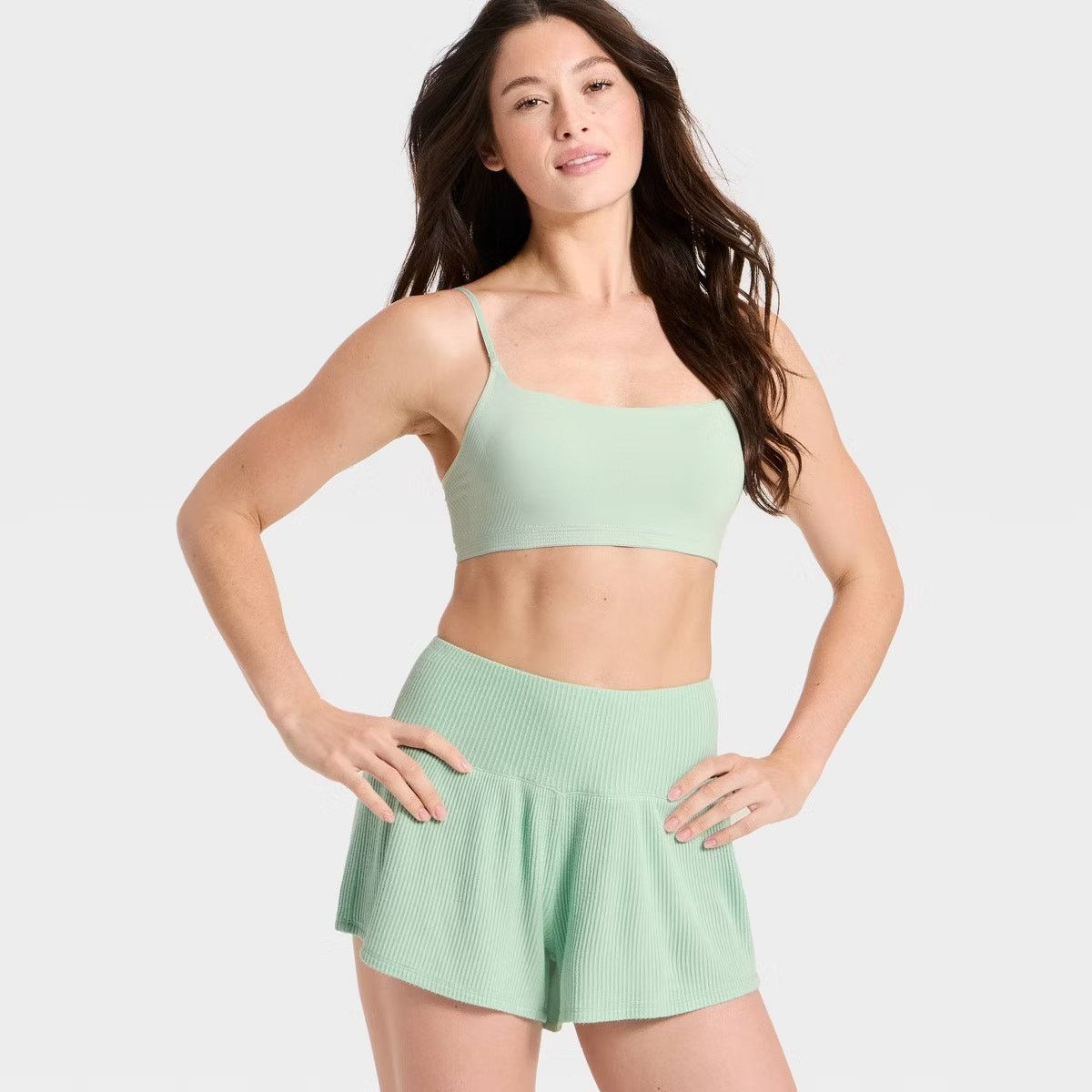 The Unbranded Brand Amazon Essentials Womens Tie Halter Bikini Top X Small Coral Size L / US 10 / IT 46 - 3 Thumbnail