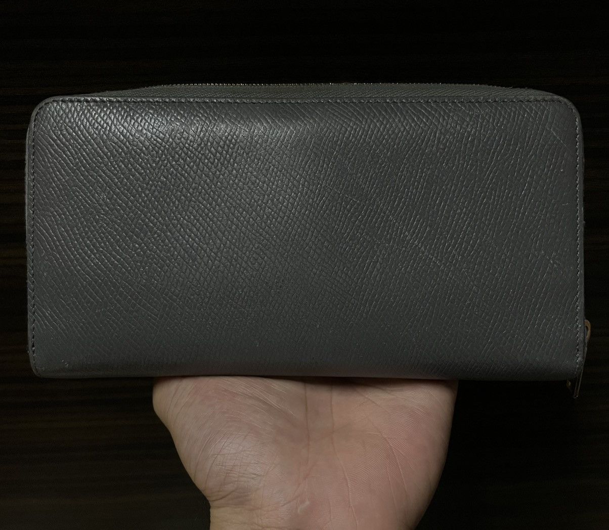 Celine Large Grained Calfskin Zip-around Long Wallet Size ONE SIZE - 3 Thumbnail