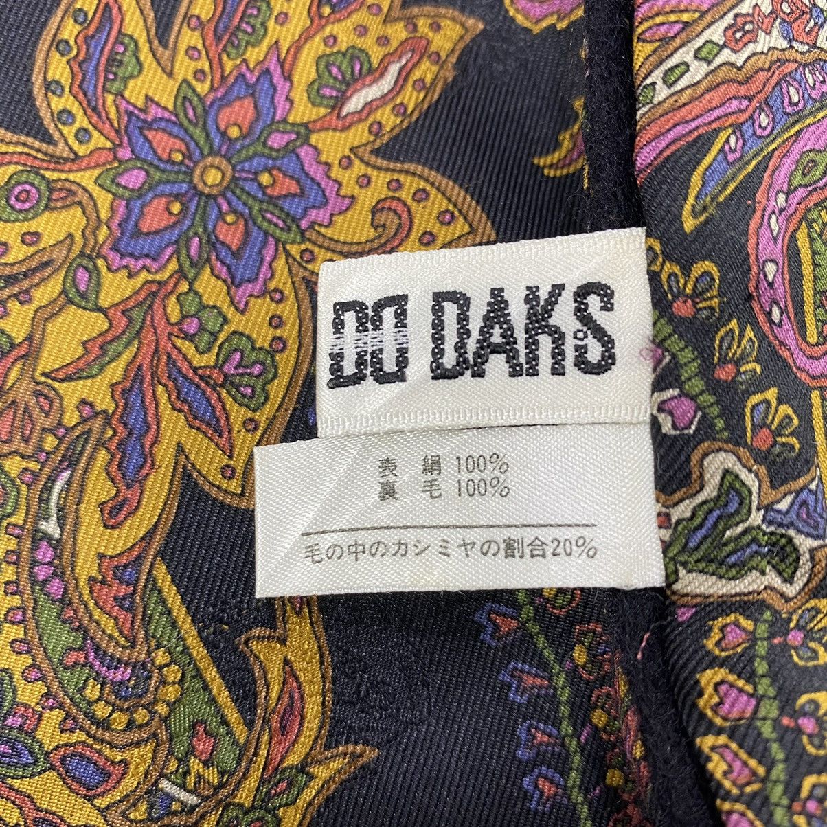 DAKS Daks London Floral Silk Scarf / Muffler / Neckwear -T1172 Size ONE SIZE - 6 Thumbnail