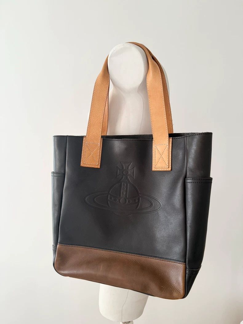 Vivienne Westwood Vivienne Westwood Bi-Color Saturn Tote Bag - dmc Size ONE SIZE - 1 Thumbnail