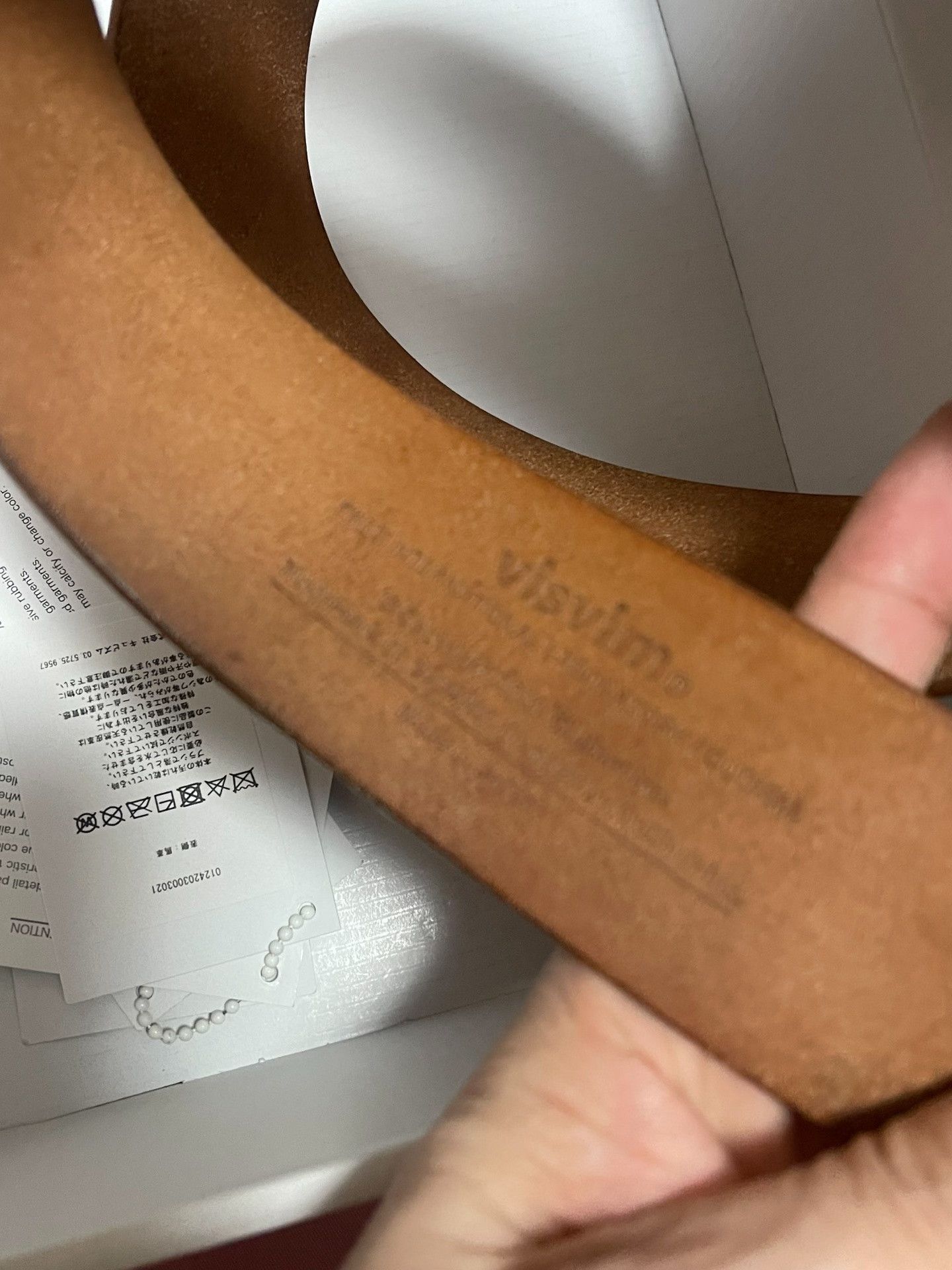 Visvim VISVIM 24AW PLAIN BELT 45MM Size ONE SIZE - 6 Thumbnail