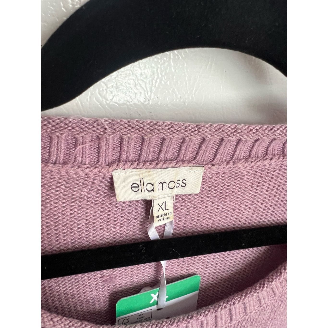 Other Ella Moss Purple Sweater Woman’s Size XL NEW Size XL / US 12-14 / IT 48-50 - 4 Thumbnail