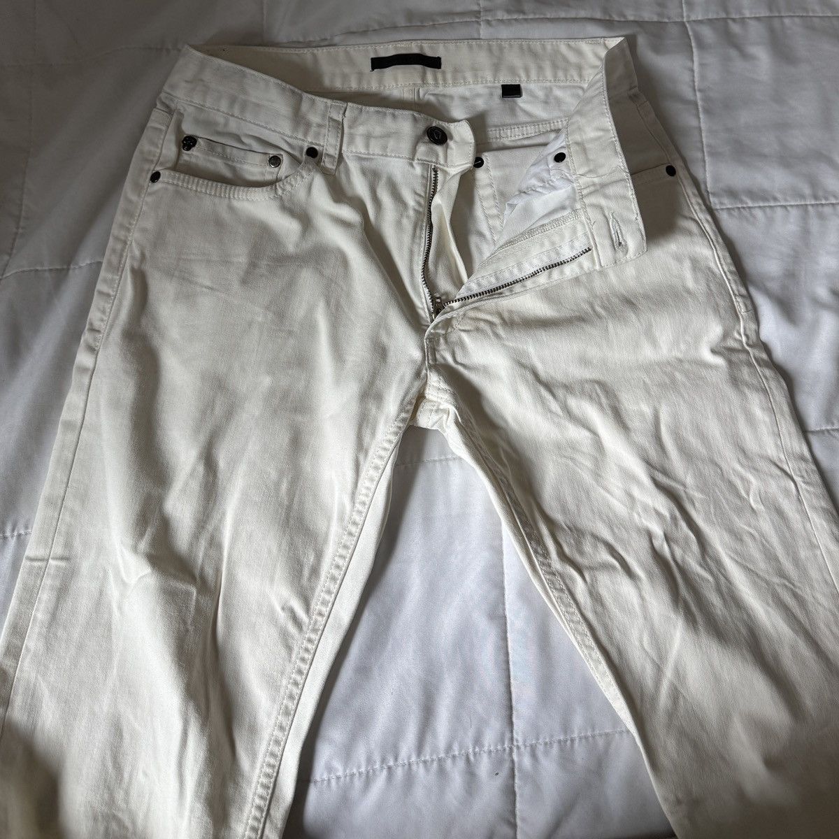 John Varvatos John Varvatos White Denim Jeans Size US 29 - 4 Thumbnail