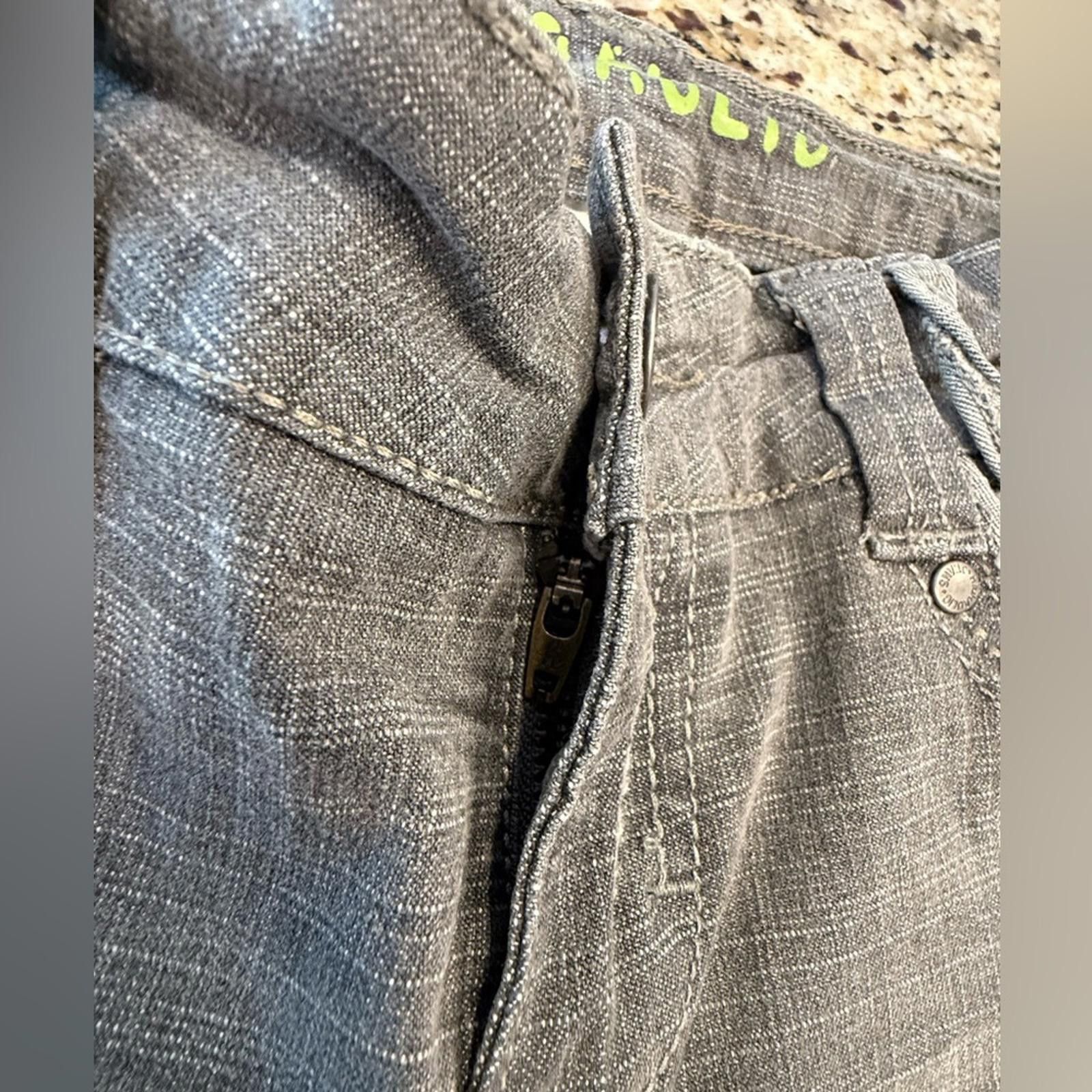 Other Hydraulic gray denim jeans distressed low rise slim SZ 7/8 Size 30" / US 8 / IT 44 - 3 Thumbnail