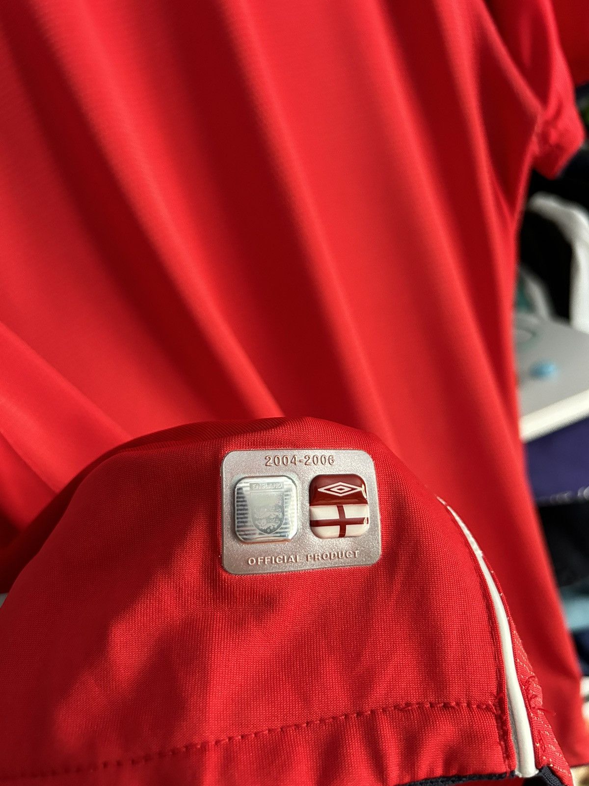 Other England 2004/06 home umbro soccer jersey shirt Size US M / EU 48-50 / 2 - 4 Thumbnail