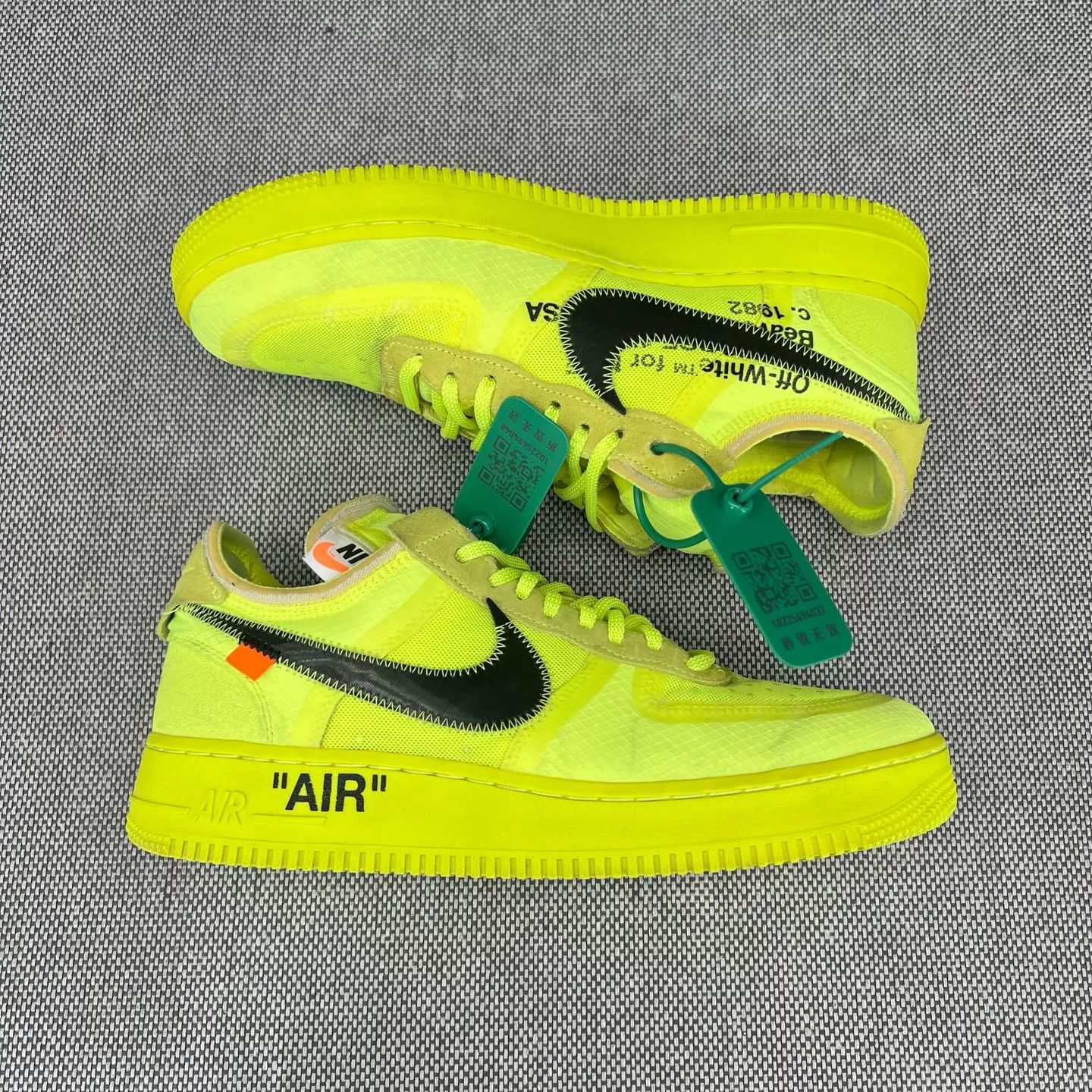 Nike Off-White x Nike Air Force 1 Volt 43 Size US 10 / EU 43 - 3 Thumbnail