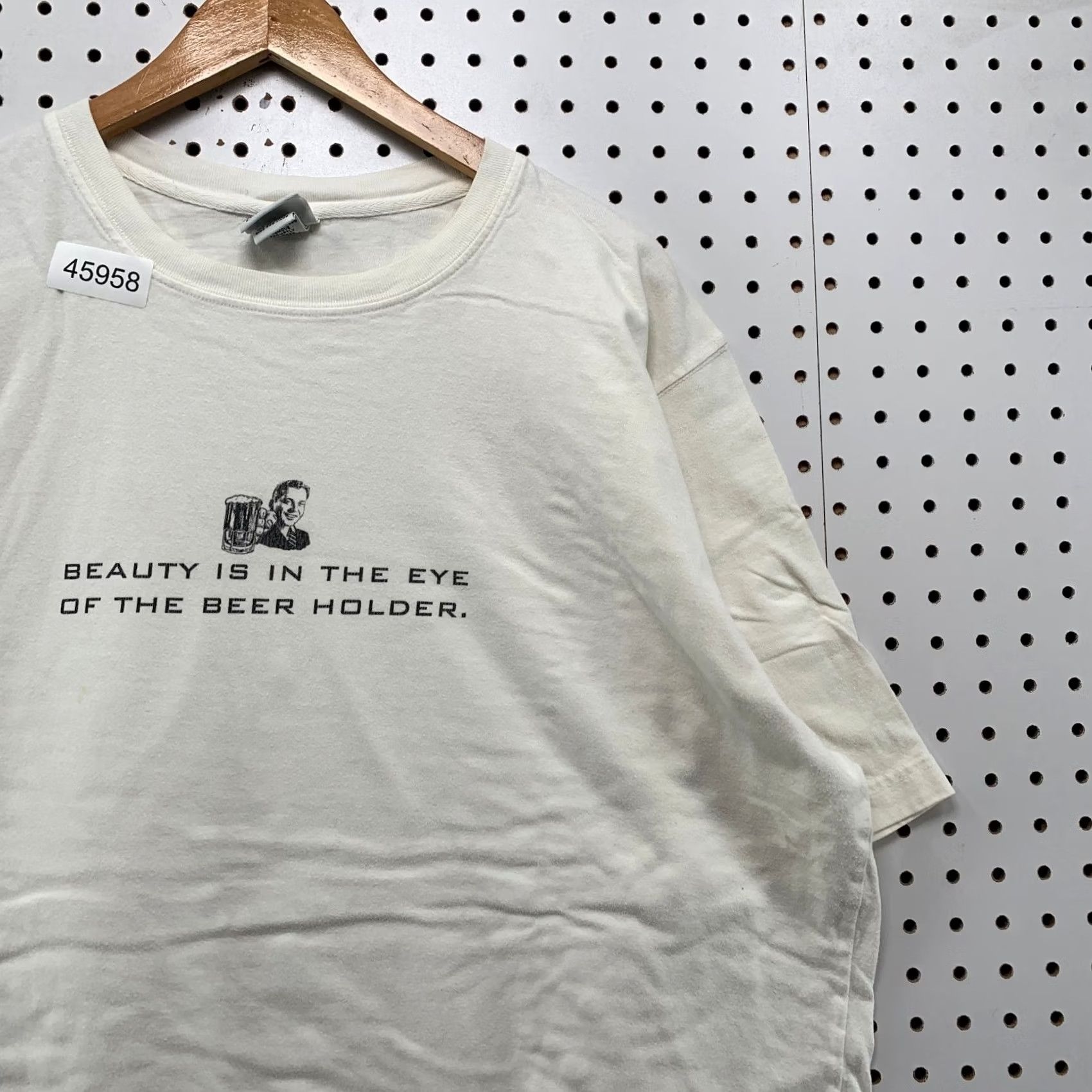 Vintage Vintage Field Gear Beer Shirt Mens XL White T-Shirt Funny 1990s Beer Holder Size US XL / EU 56 / 4 - 7 Thumbnail