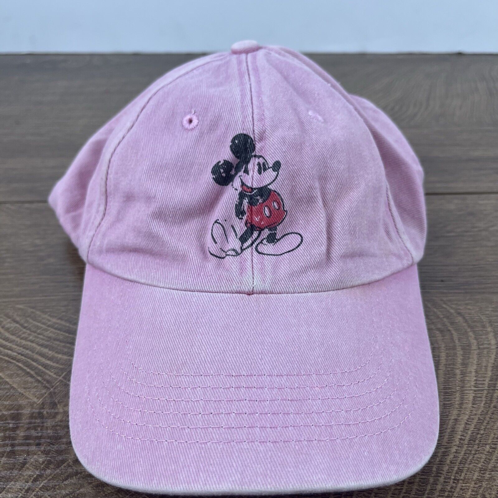 Other Mickey Mouse Hat Pink Cap Adjustable Mickey Mouse Pink Adult Size ONE SIZE - 4 Thumbnail