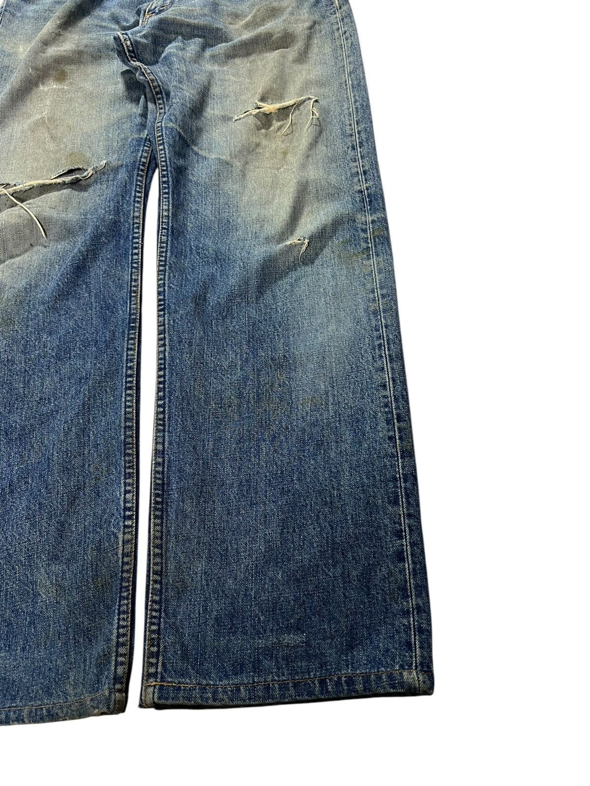 Levi's 💥90’s Baggy💥Vintage Levis 503 Distress Mud Wash Baggy Jeans Size US 33 - 4 Thumbnail