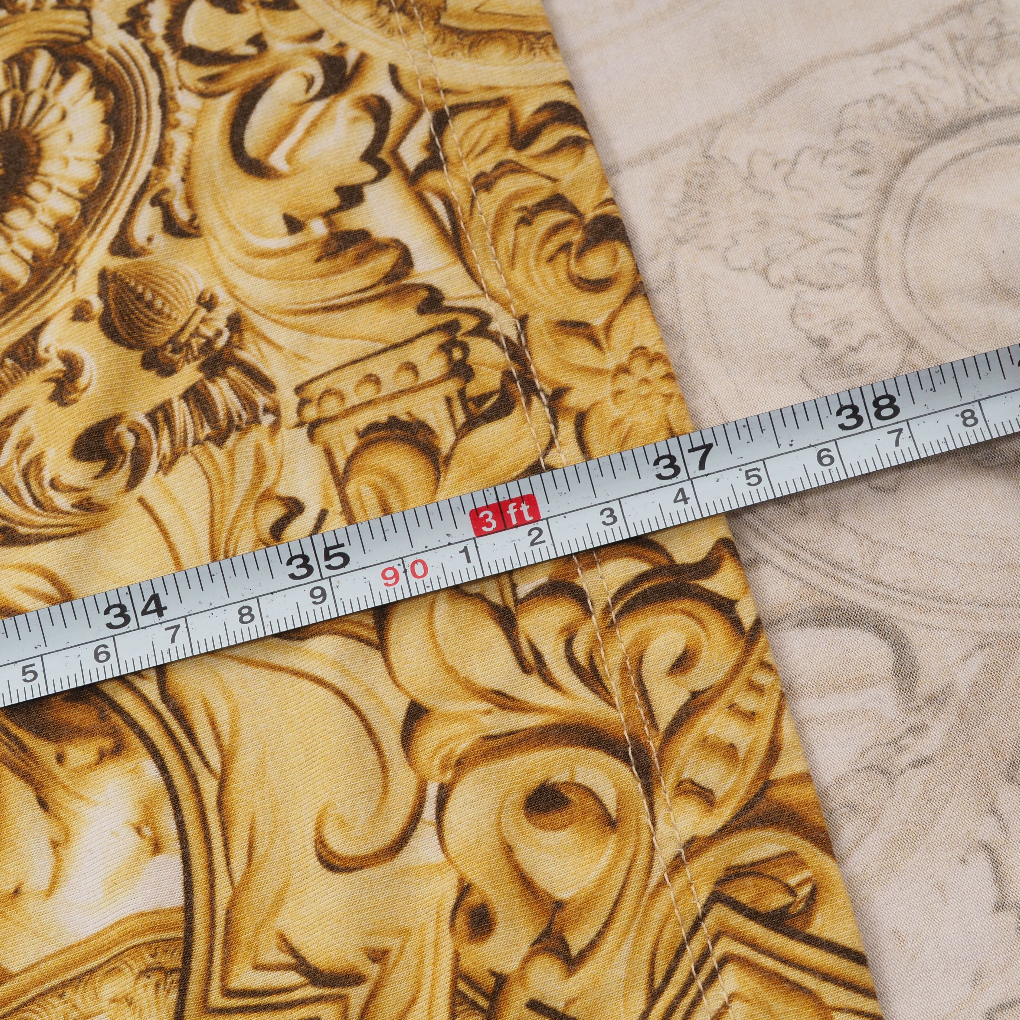 Versace Versace Jeans Gold Baroque Midi Long Dress Size XS / US 0-2 / IT 36-38 - 8 Thumbnail