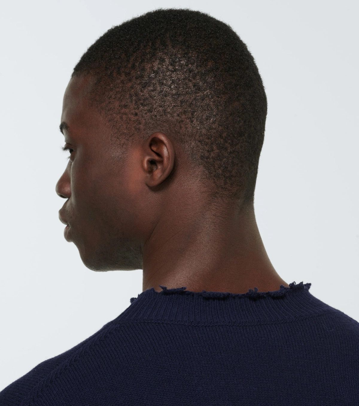 Balenciaga o1in1g0824 Virgin Wool Sweater in Blue Size US S / EU 44-46 / 1 - 5 Thumbnail