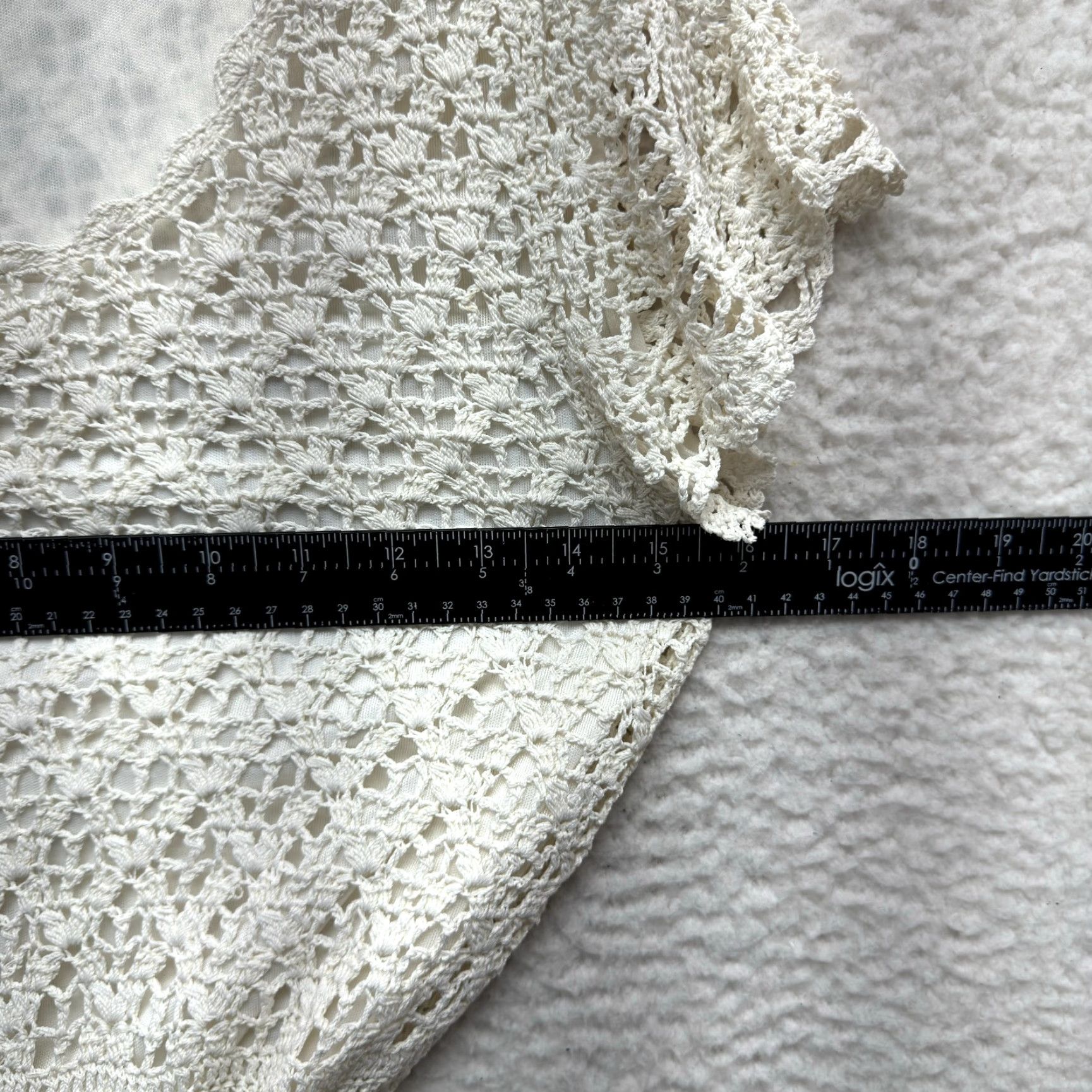 Vintage VINTAGE Y2K Crochet Knit Top White Small Boho Bohemian Cottagecore Prairie Shirt S White M. Nicole Womens Size S / US 4 / IT 40 - 5 Thumbnail