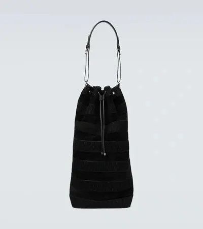 Saint Laurent Paris o1bcso1str1225 Size: OS/Long Bucket Bag in Black Size ONE SIZE - 1 Thumbnail