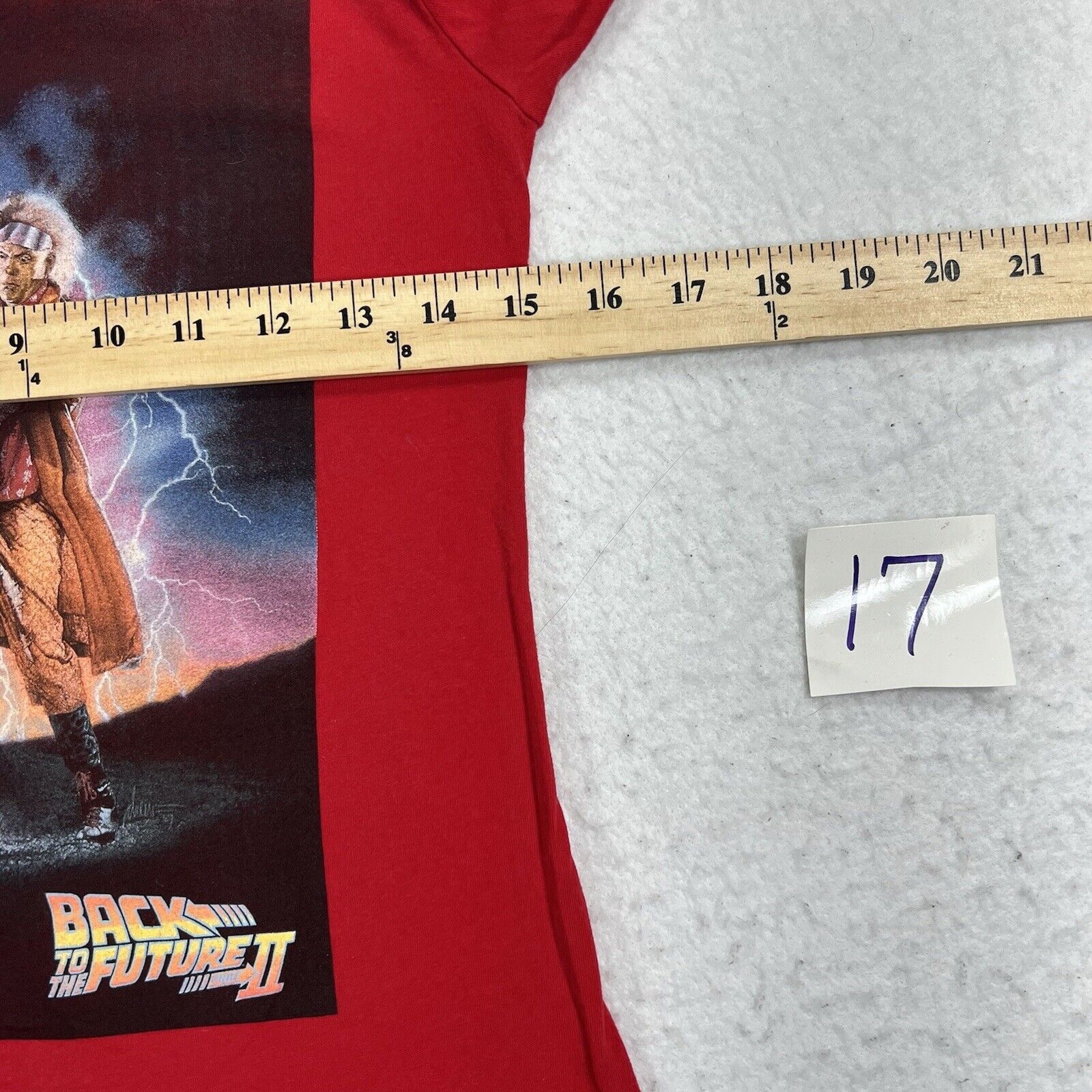 Universal Studios Universal Studios Back to The Future 2 Red Graphic T-Shirt Size US S / EU 44-46 / 1 - 8 Thumbnail