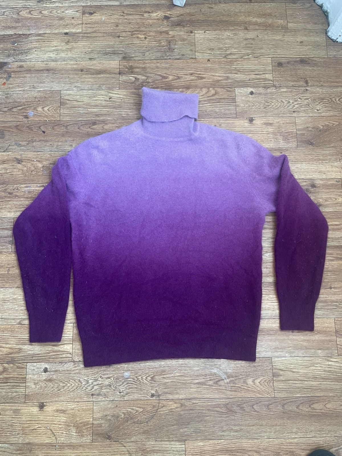 Vintage Vintage 70s gradient knit turtle neck Size US M / EU 48-50 / 2 - 1 Thumbnail