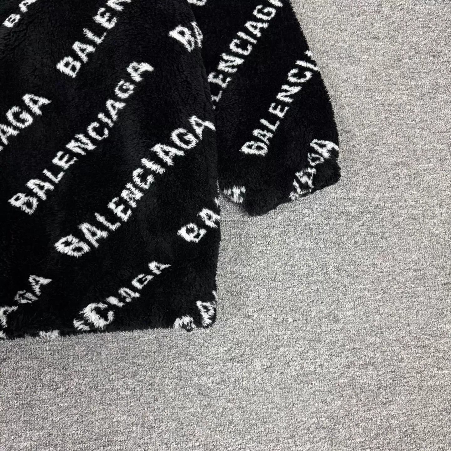 Balenciaga Balenciaga Teddy Zip Jacket Allover Print Size 34 Size XXS / US 00 / IT 34 - 5 Thumbnail