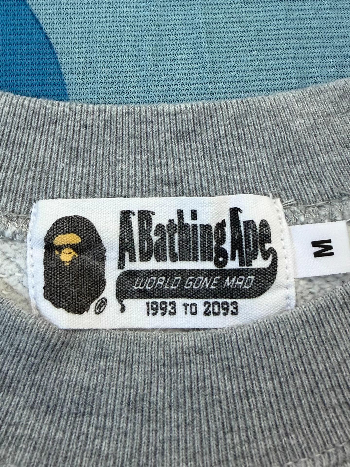 Bape Bape Ape Head Camo Color Block Short Sleeve Sweatshirt Size US M / EU 48-50 / 2 - 3 Thumbnail
