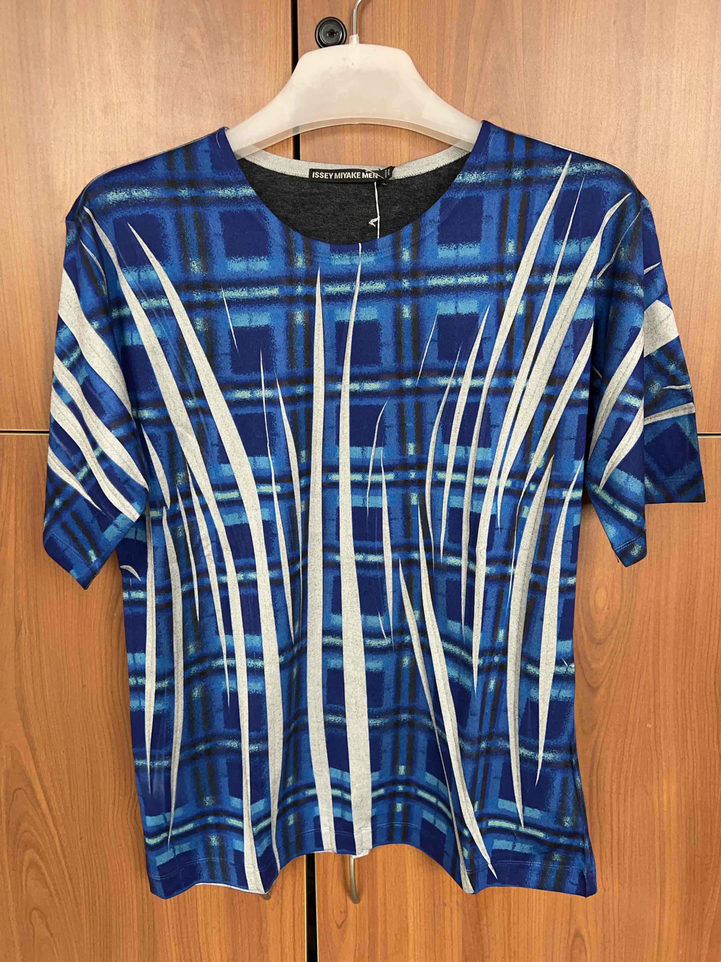 Issey Miyake Issey Miyake Men Pleats Check T-Shirt Size S Size US S / EU 44-46 / 1 - 1 Thumbnail